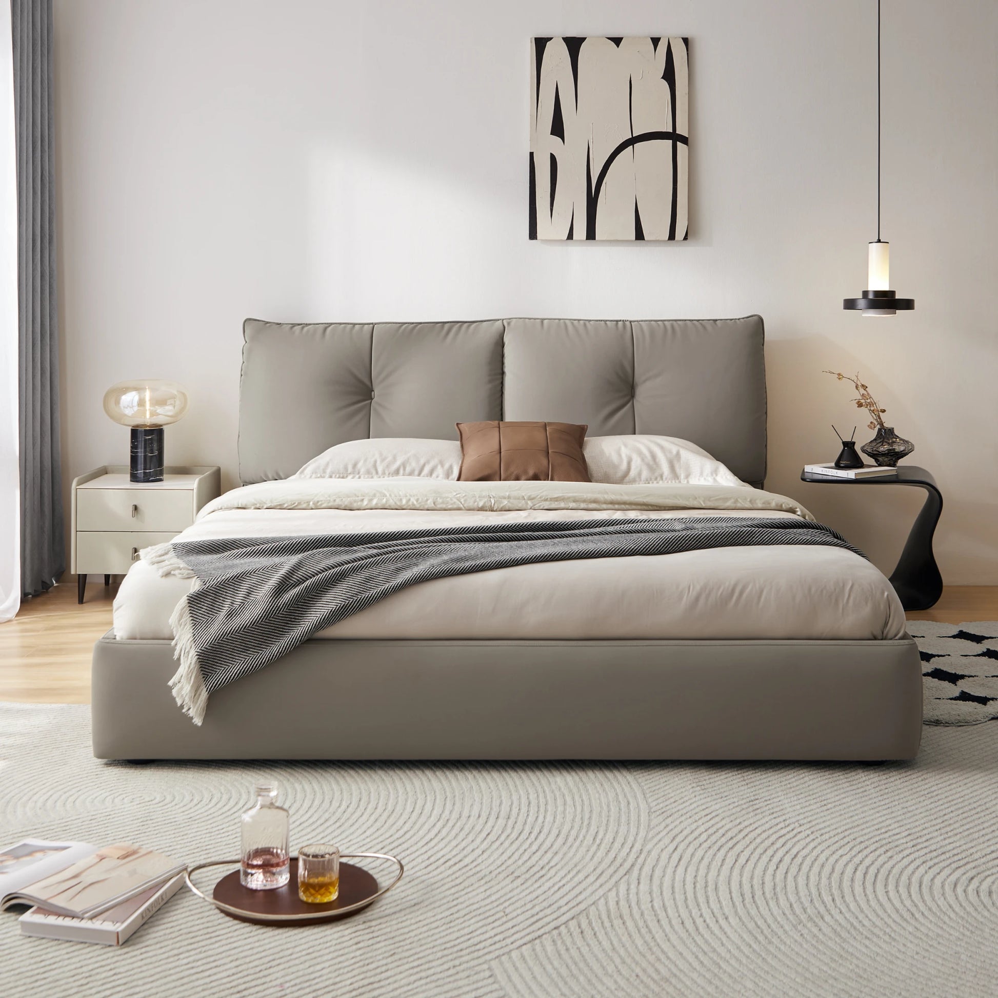 Linspire Nebula Bed Frame, Grey