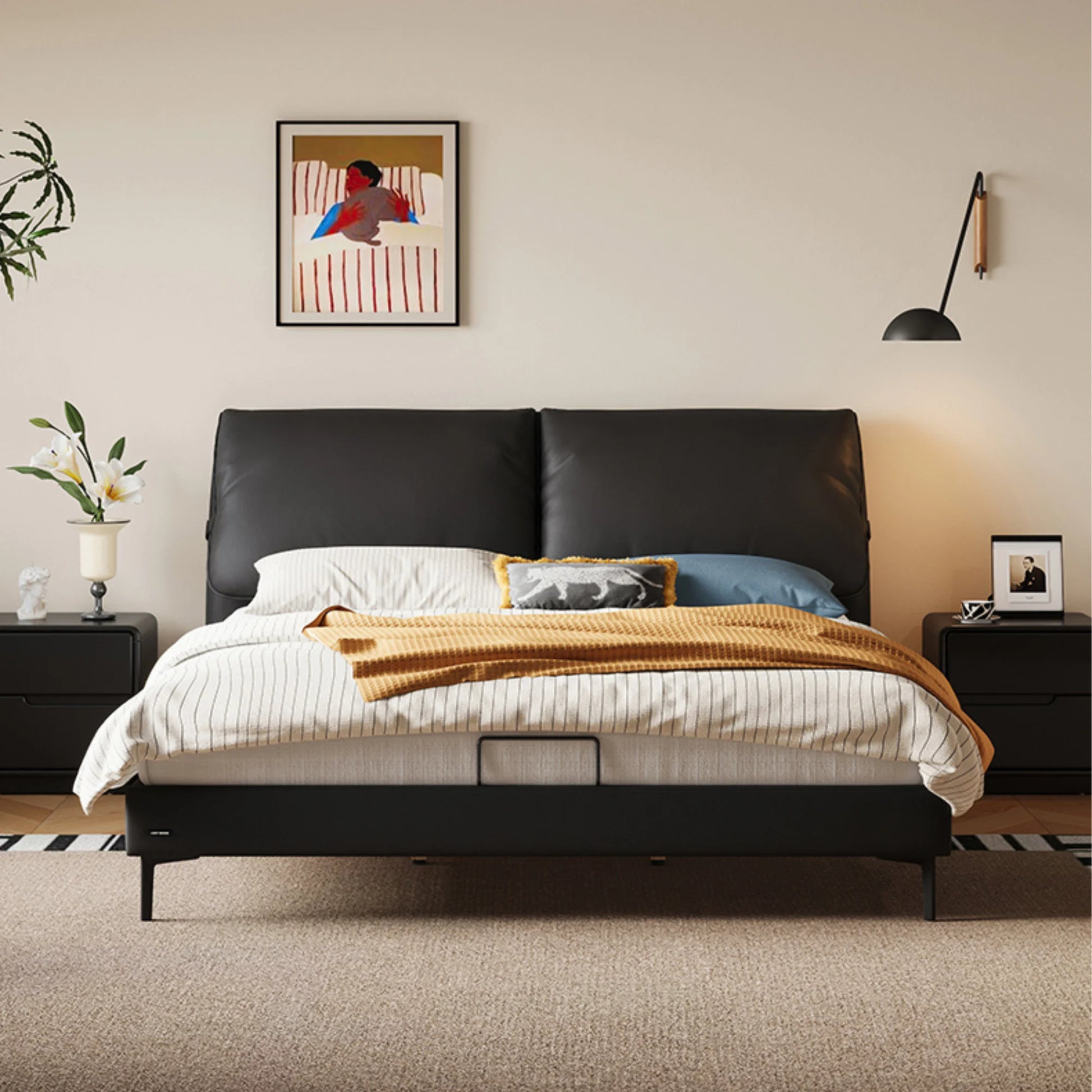 Linspire Beacon Bed Frame, Black