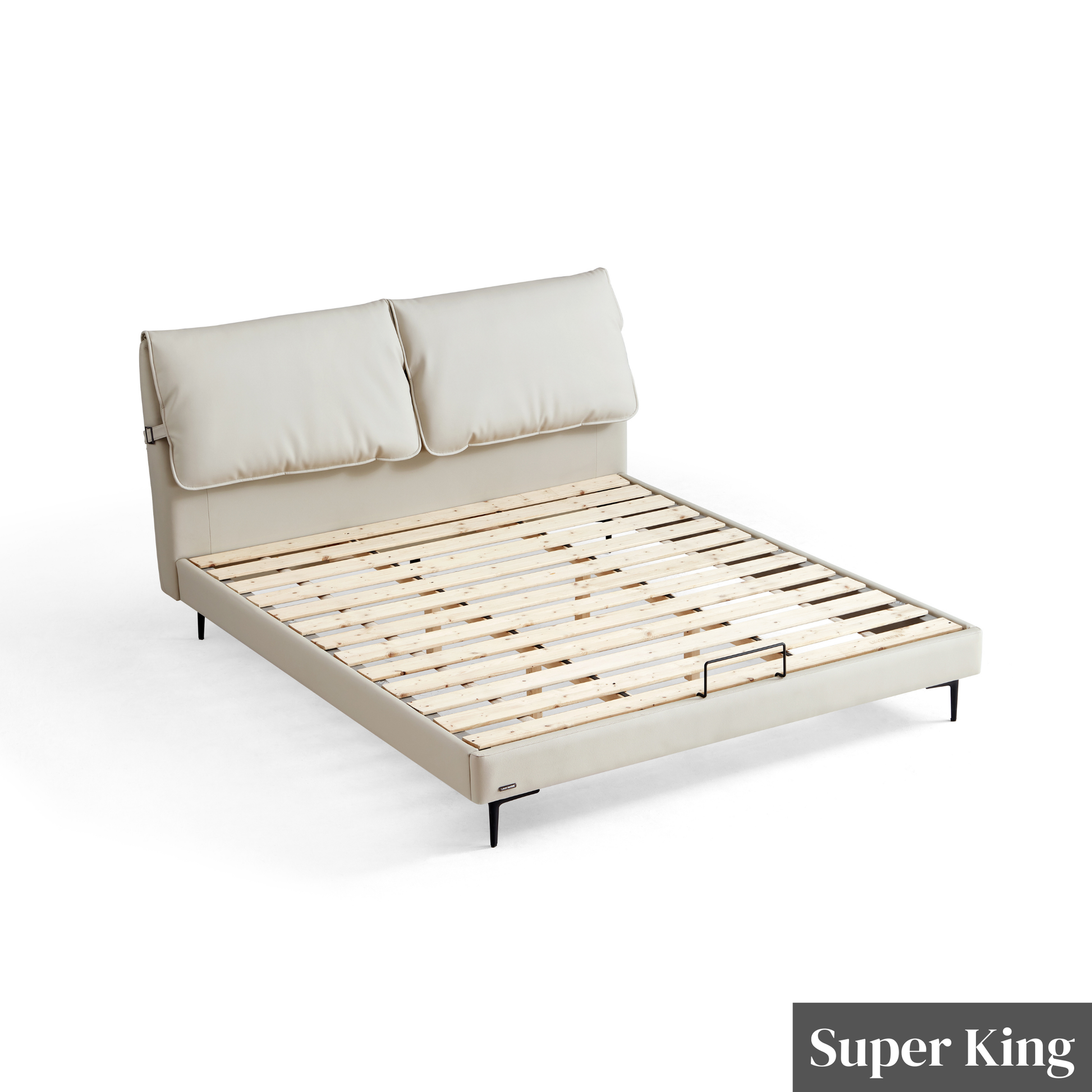 Linspire Beacon Bed Frame, Off-White
