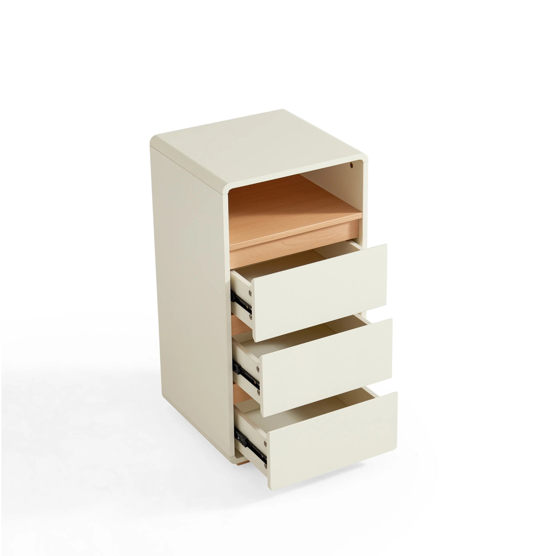 Linspire Evoke Chest of 3 Drawers with Open Storage, 40cm
