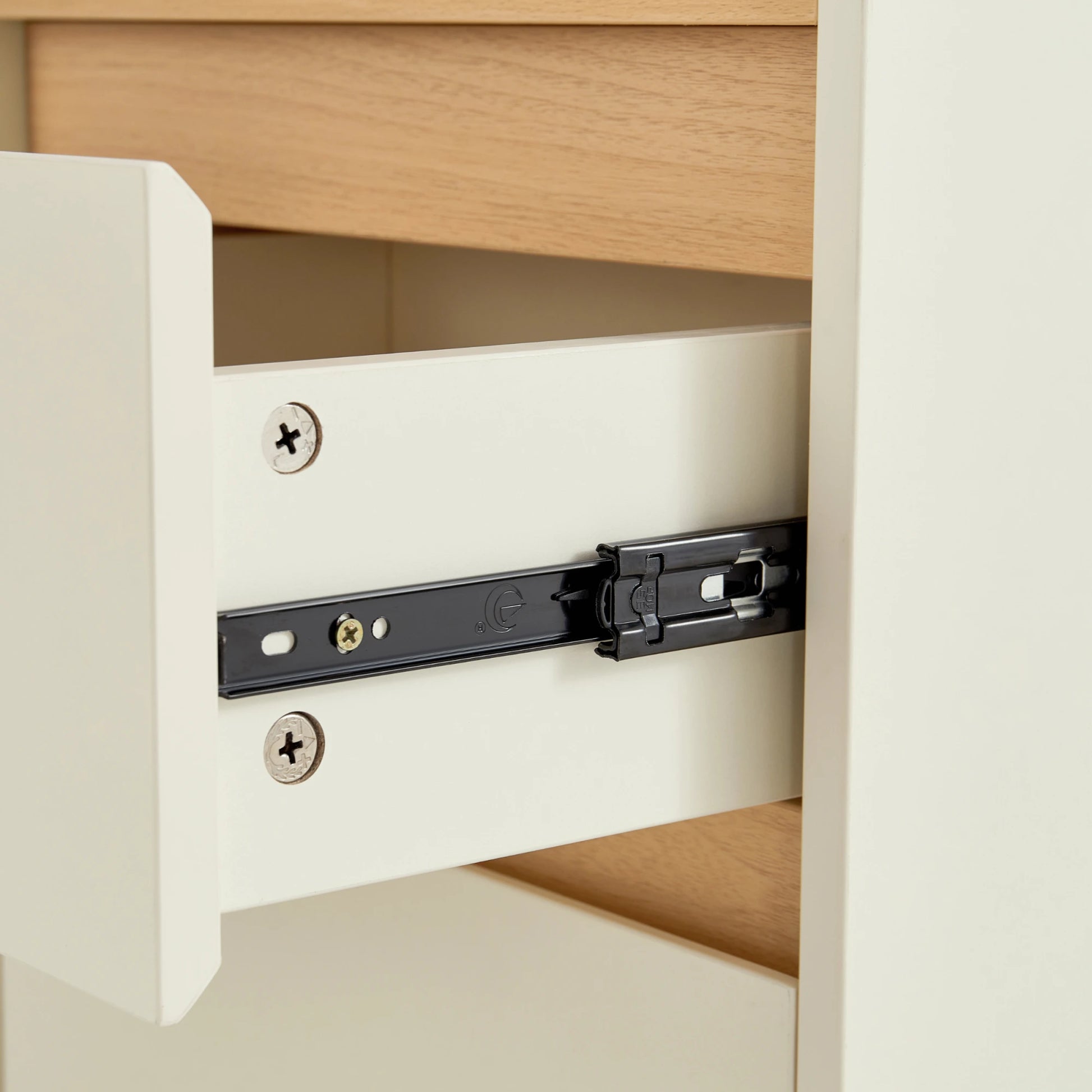 Linspire Evoke Chest of 4 Drawers with Open Storage, 40cm