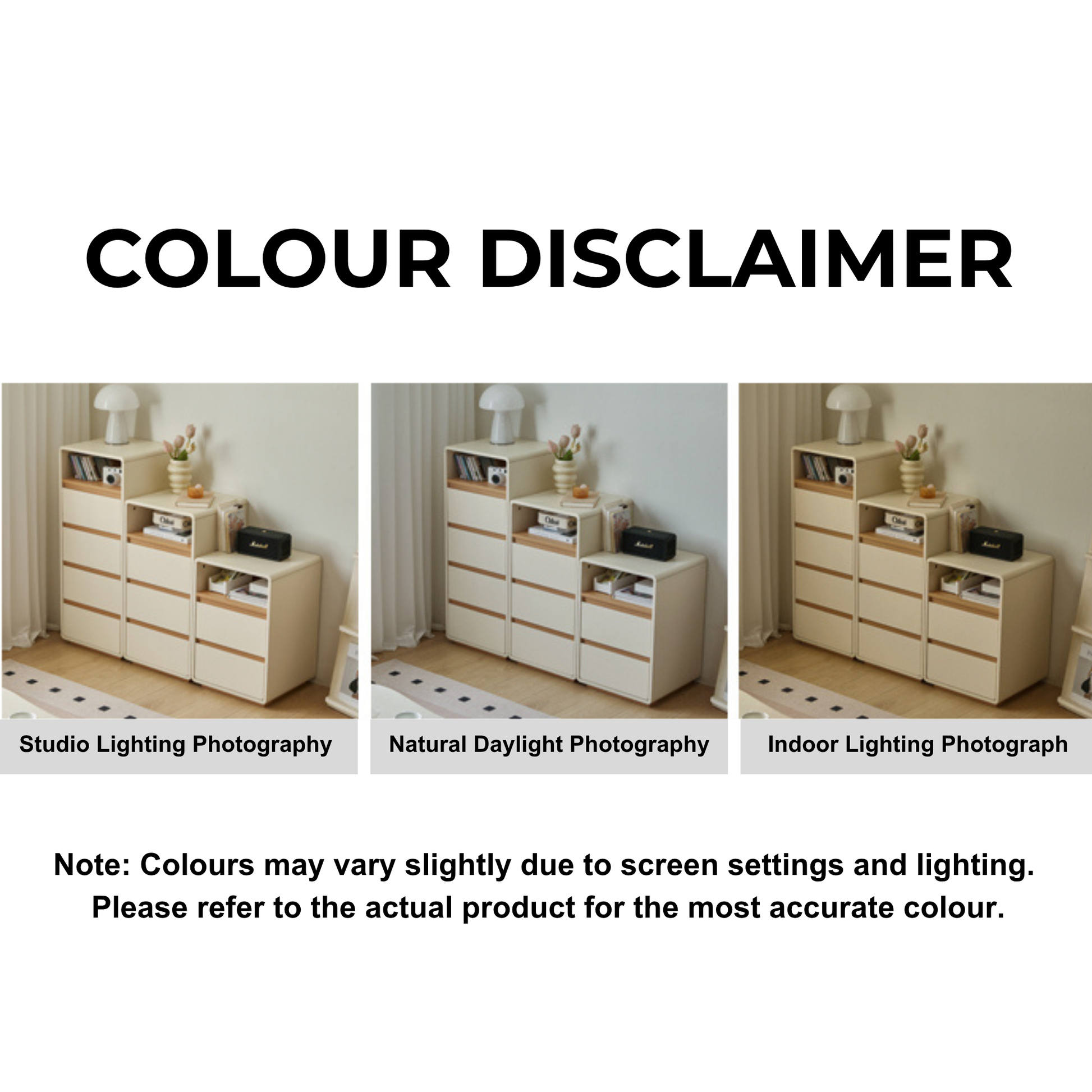 Linspire Evoke Bedside Table, W60cm