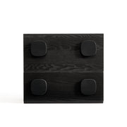 Linspire Mosaic Bedside Table, Black