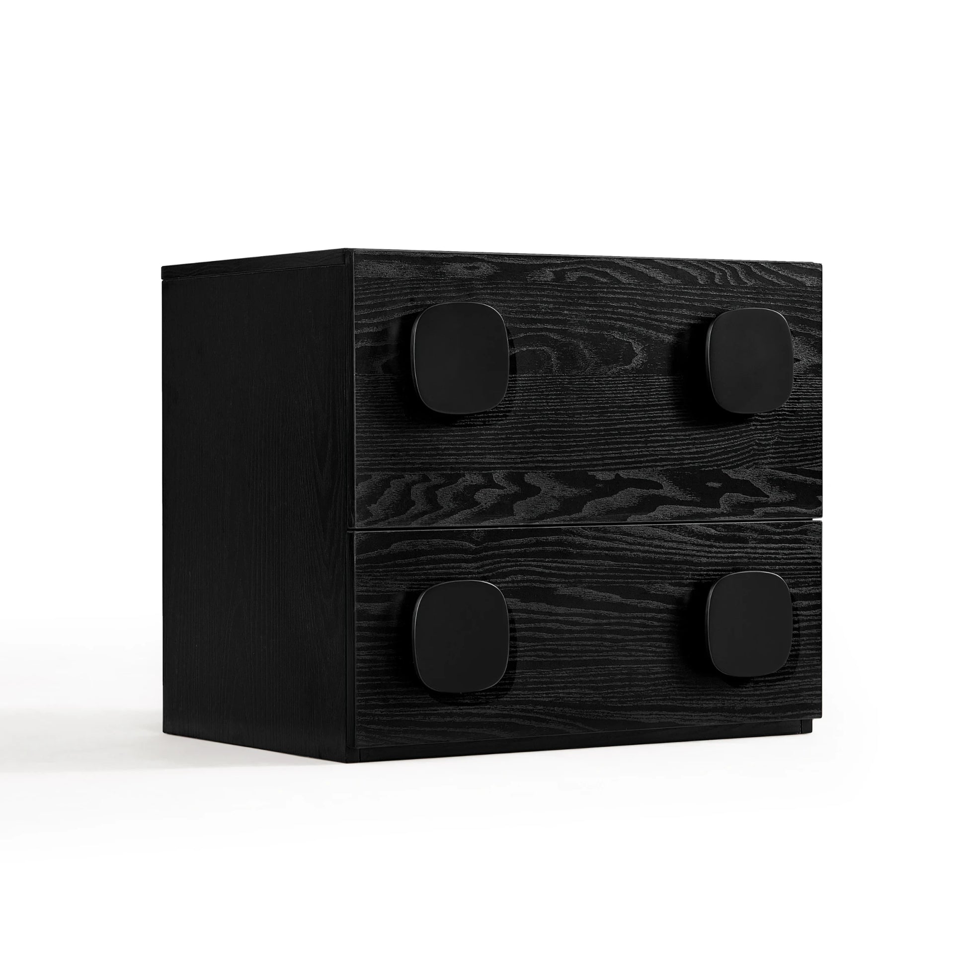Linspire Mosaic Bedside Table, Black