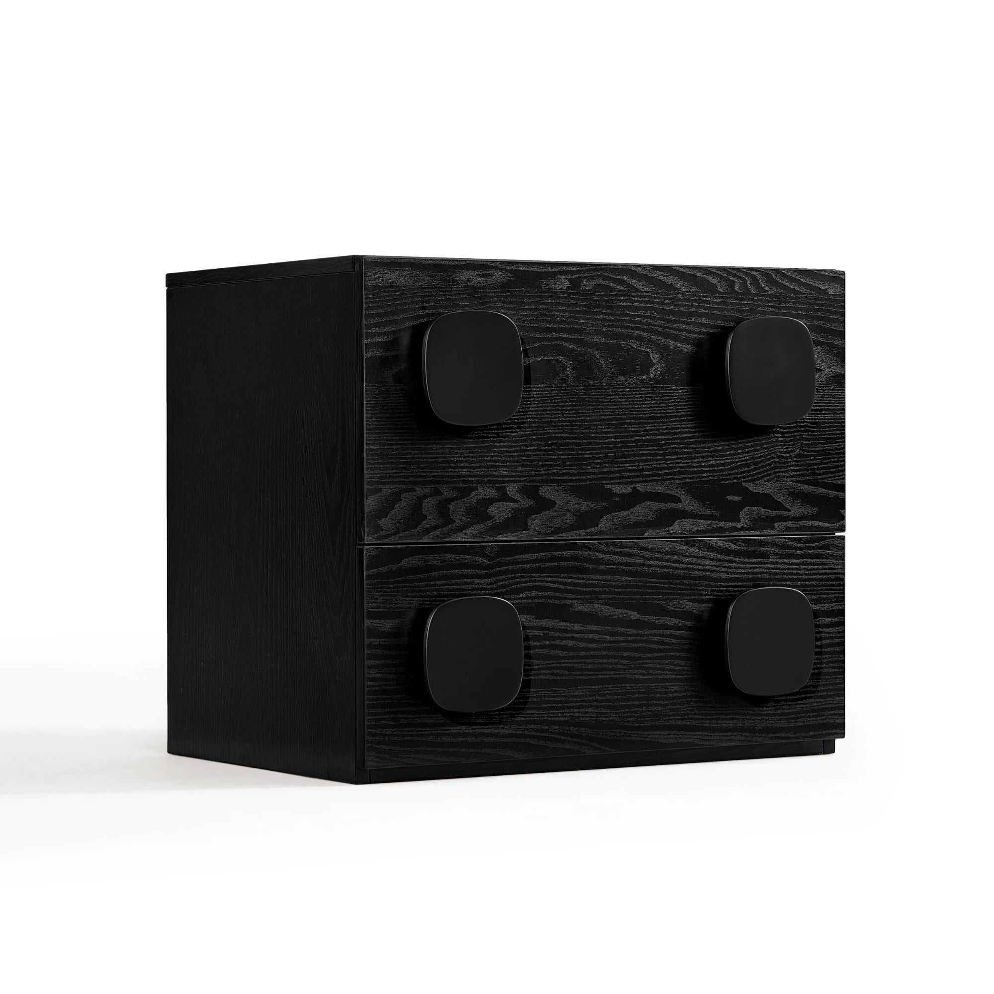 Linspire Mosaic Bedside Table, Black