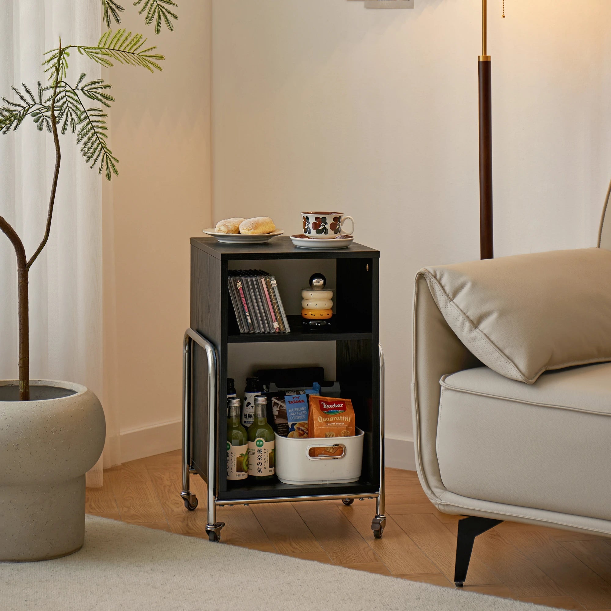 Linspire Meadow Movable Office Open Storage Cabinet