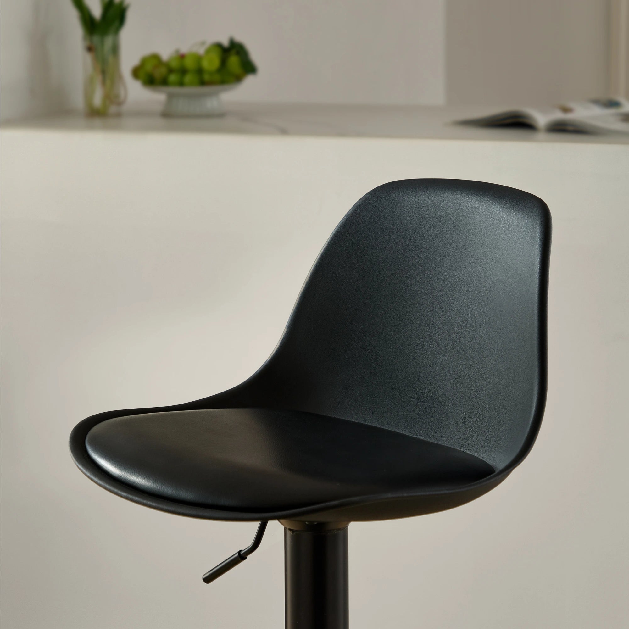 Linspire Perch Height Adjustable Bar Chair, Black