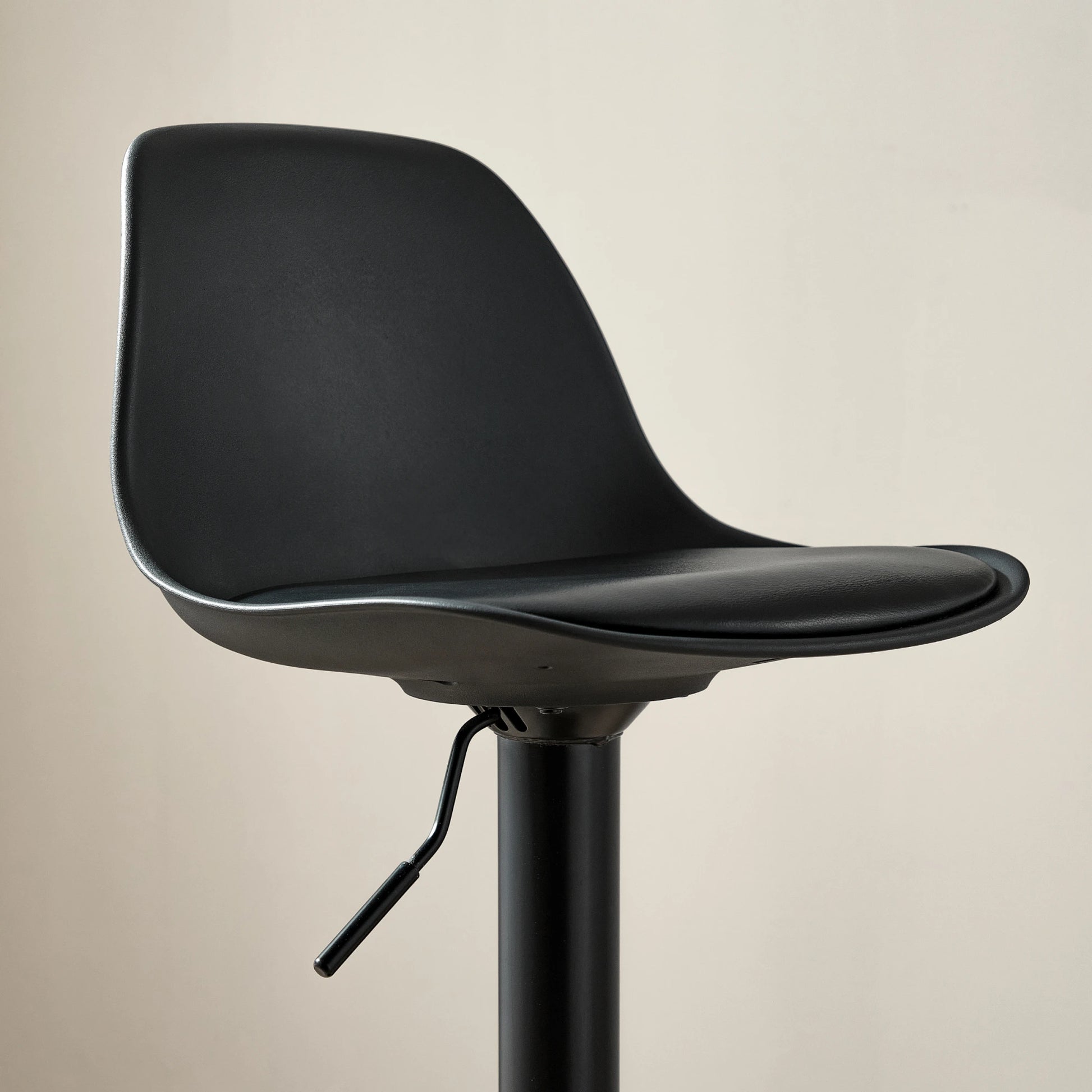 Linspire Perch Height Adjustable Bar Chair, Black