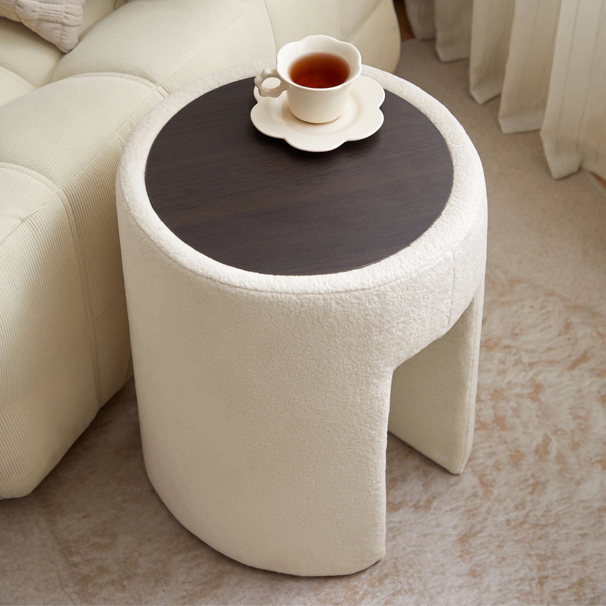 Linspire Tassel Boucle Side Table