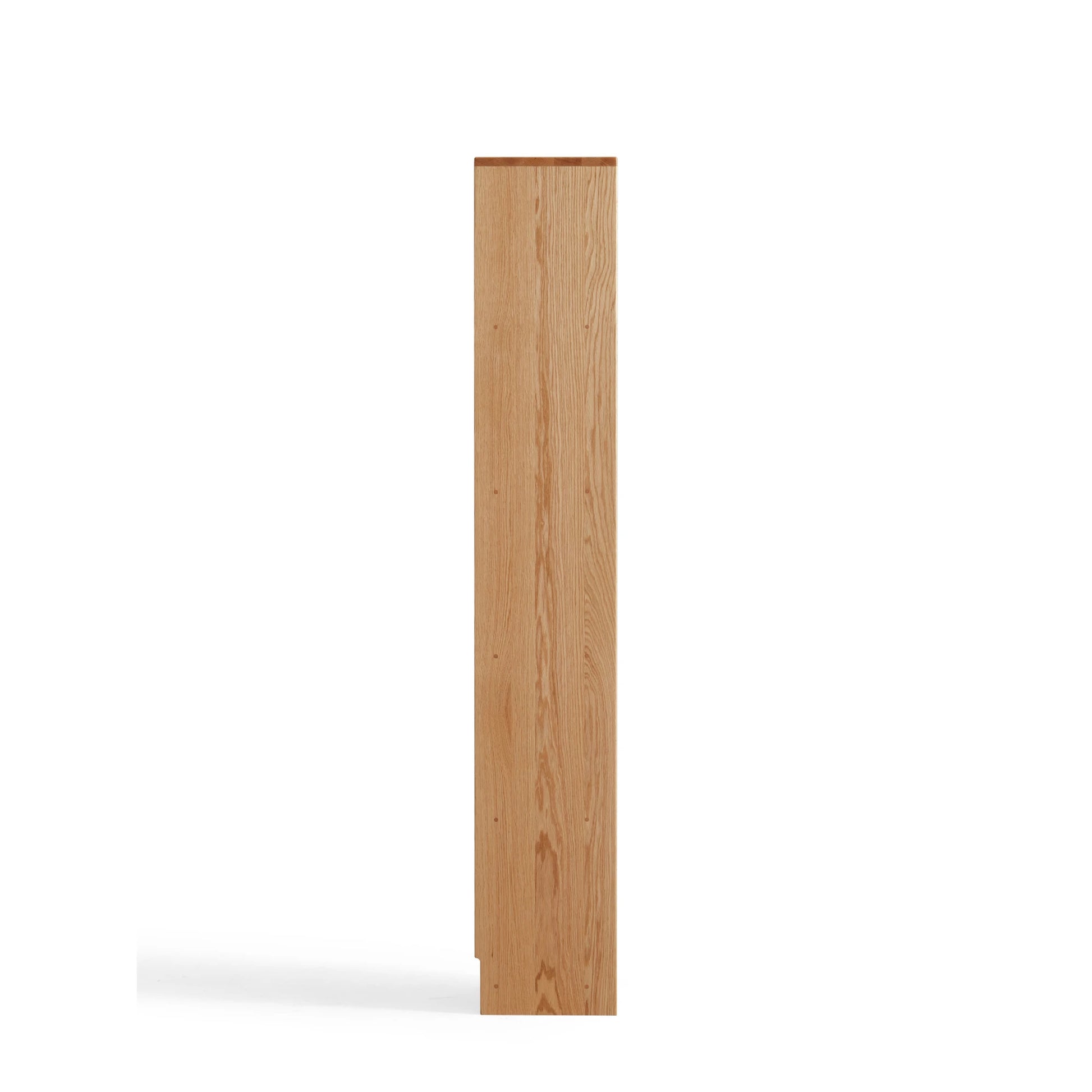 Linspire Oaklyn Solid Oak Slim Display Cabinet with Glass Flip Doors