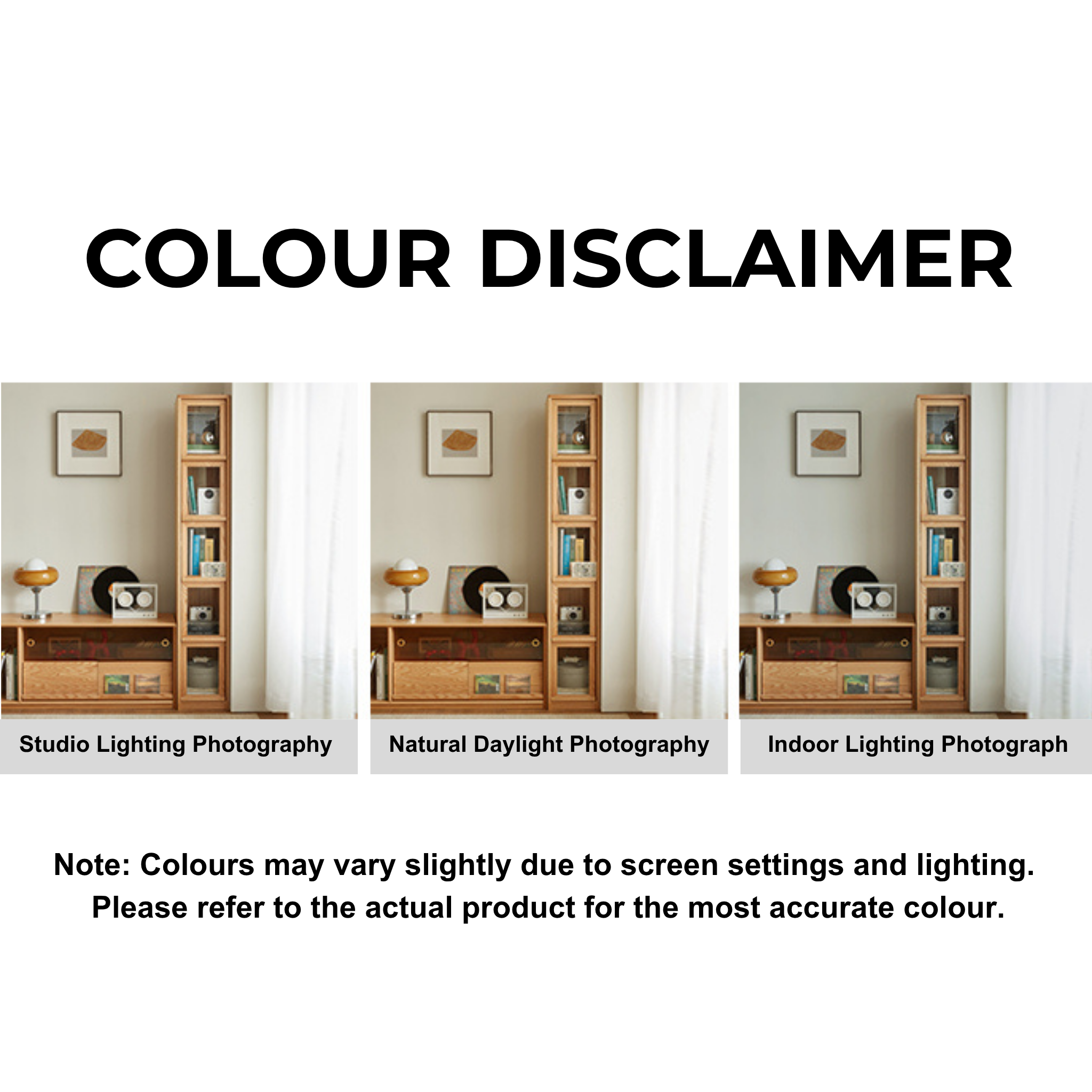 Linspire Oaklyn Solid Oak Slim Display Cabinet with Glass Flip Doors