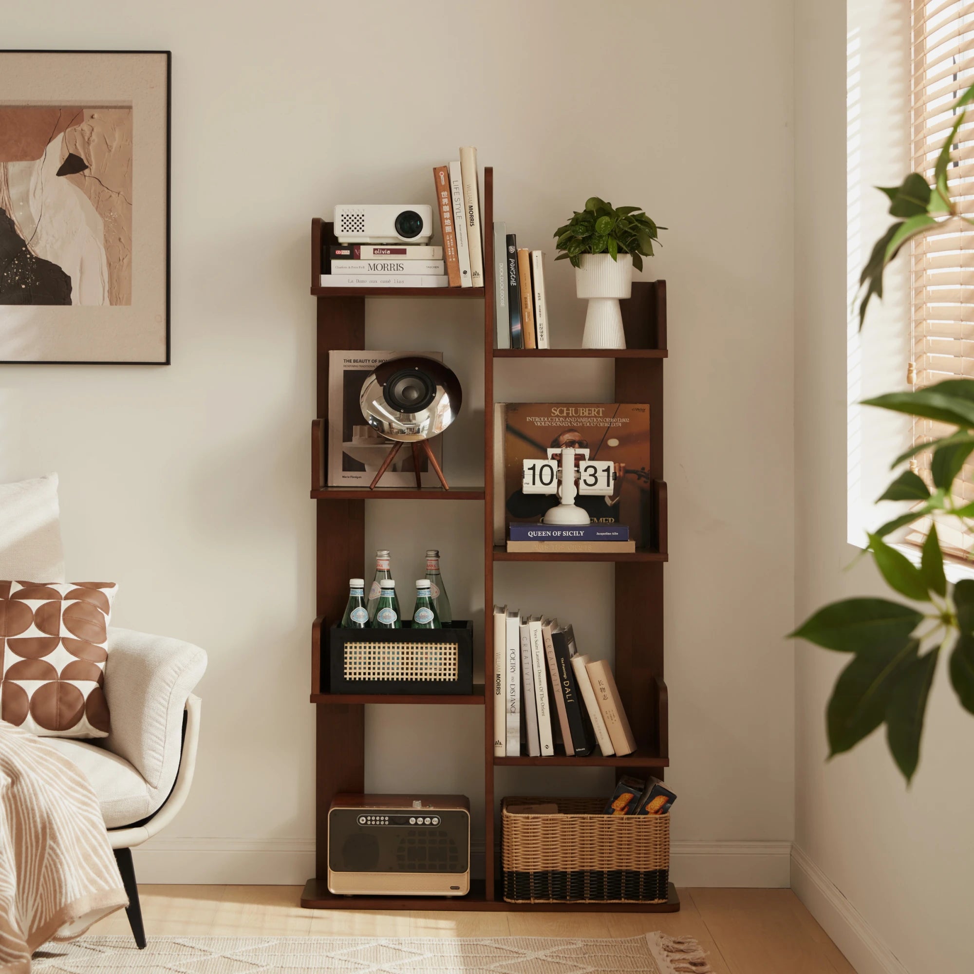 Linspire Matrix Solid Wood Bookshelf, 80cm