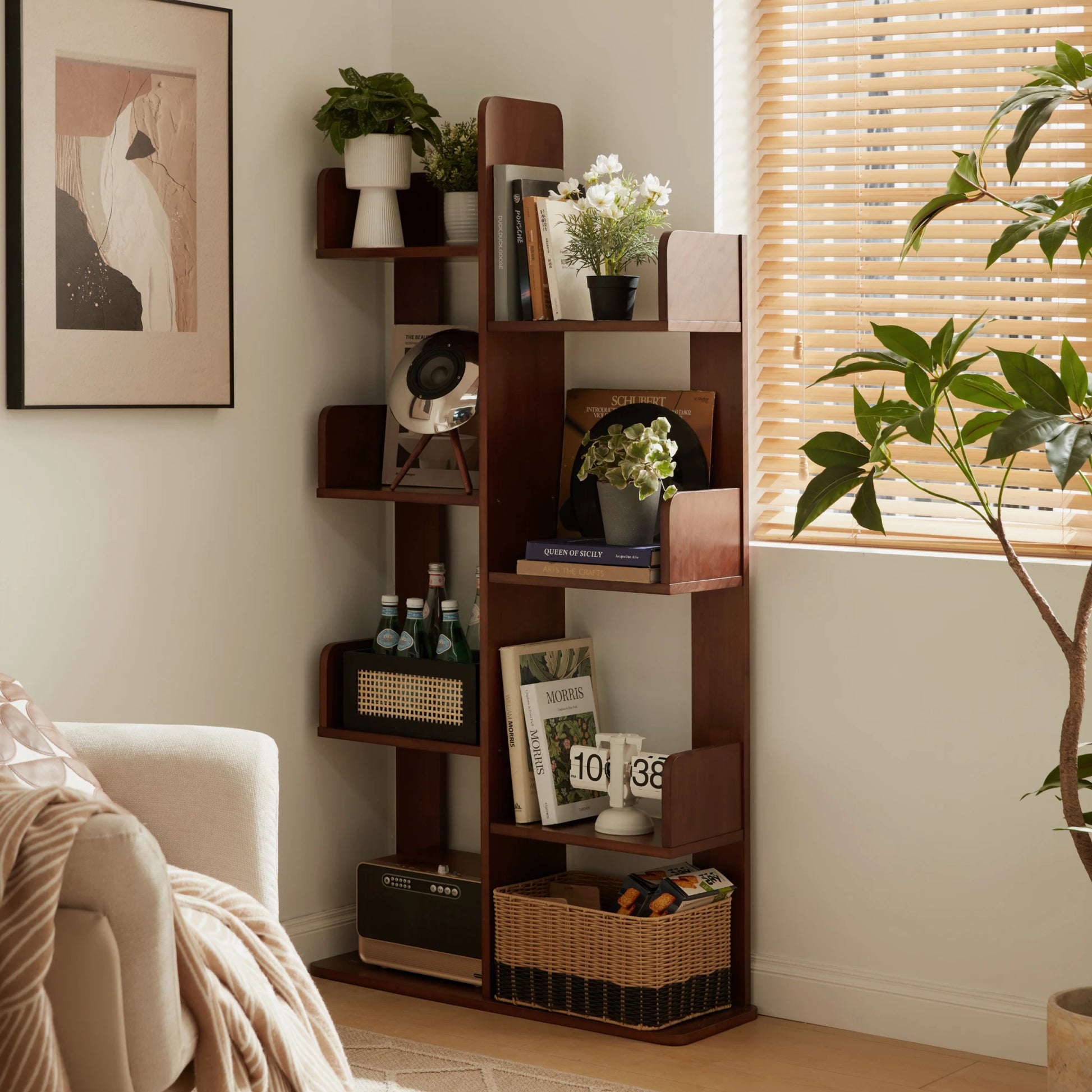 Linspire Matrix Solid Wood Bookshelf, 80cm