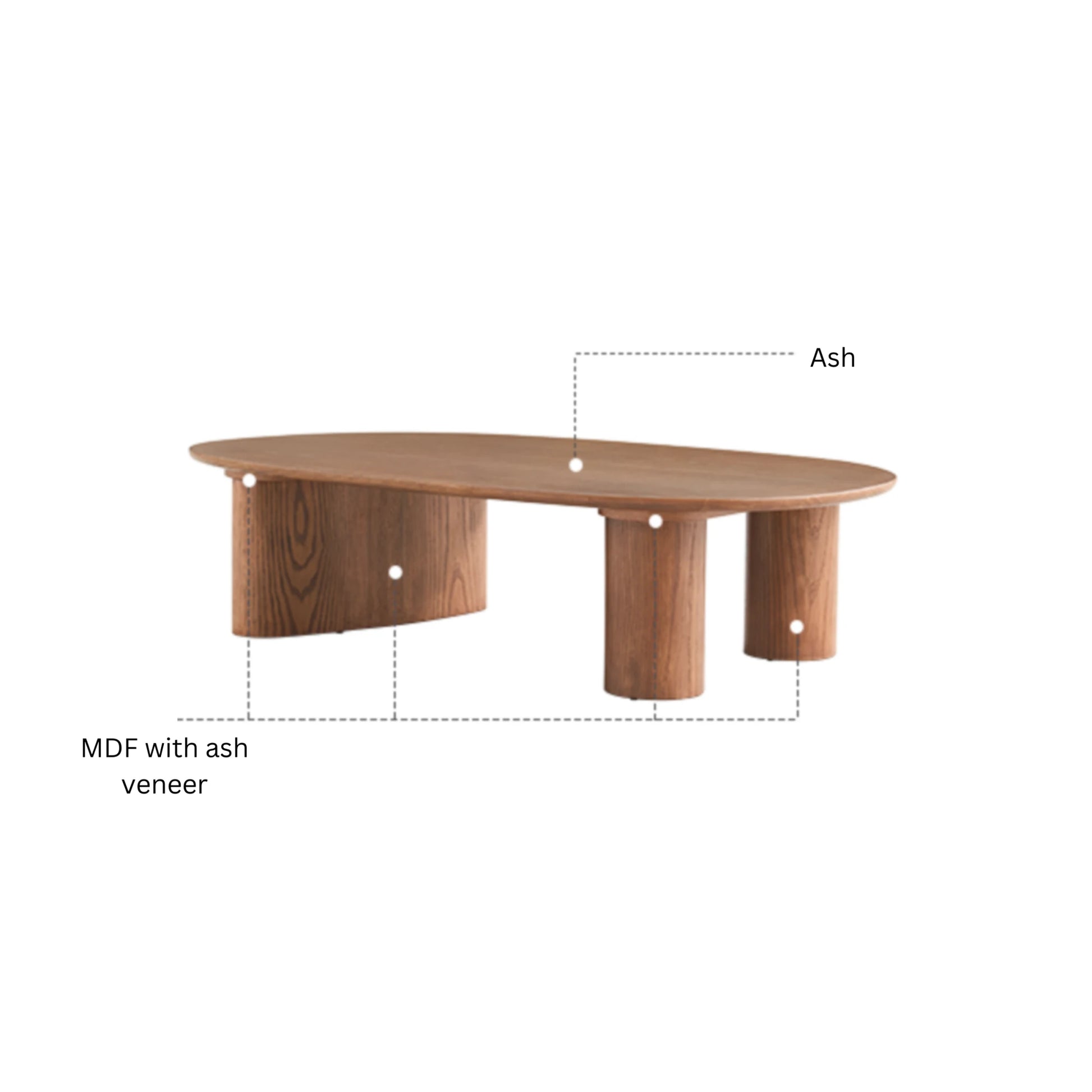 Linspire Terra Coffee Table and Side Table Set