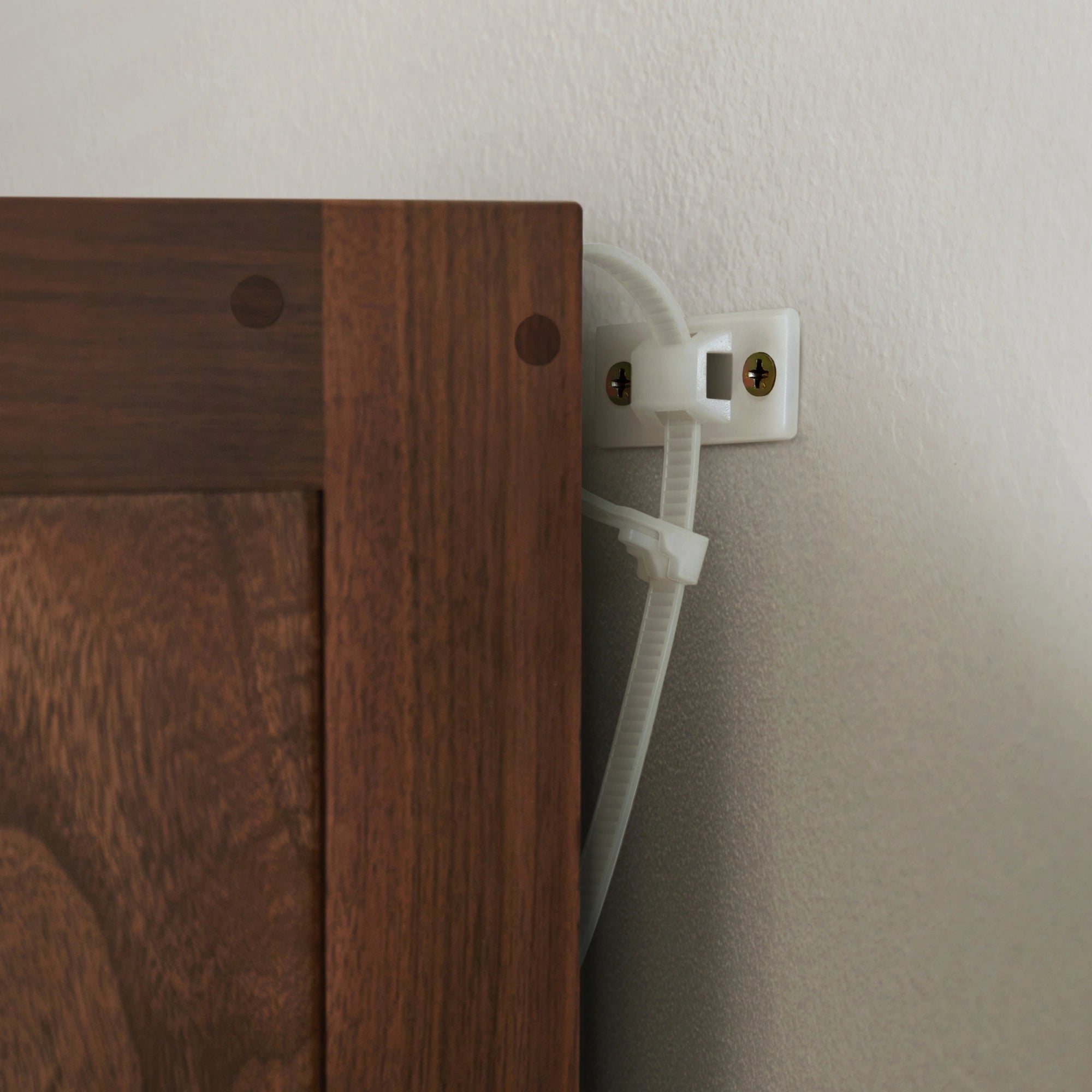 Linspire Vista Walnut Corner Storage Cabinet