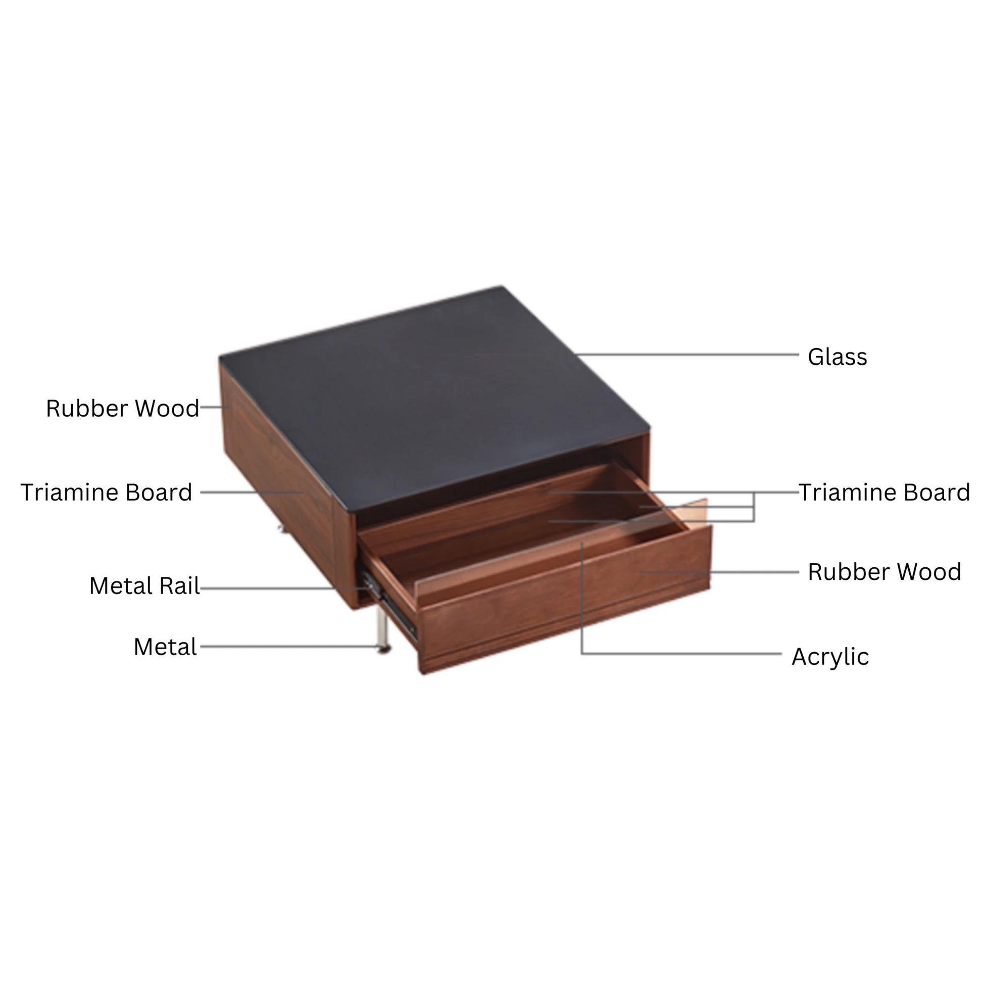 Linspire Ursula Coffee Table with Drawer