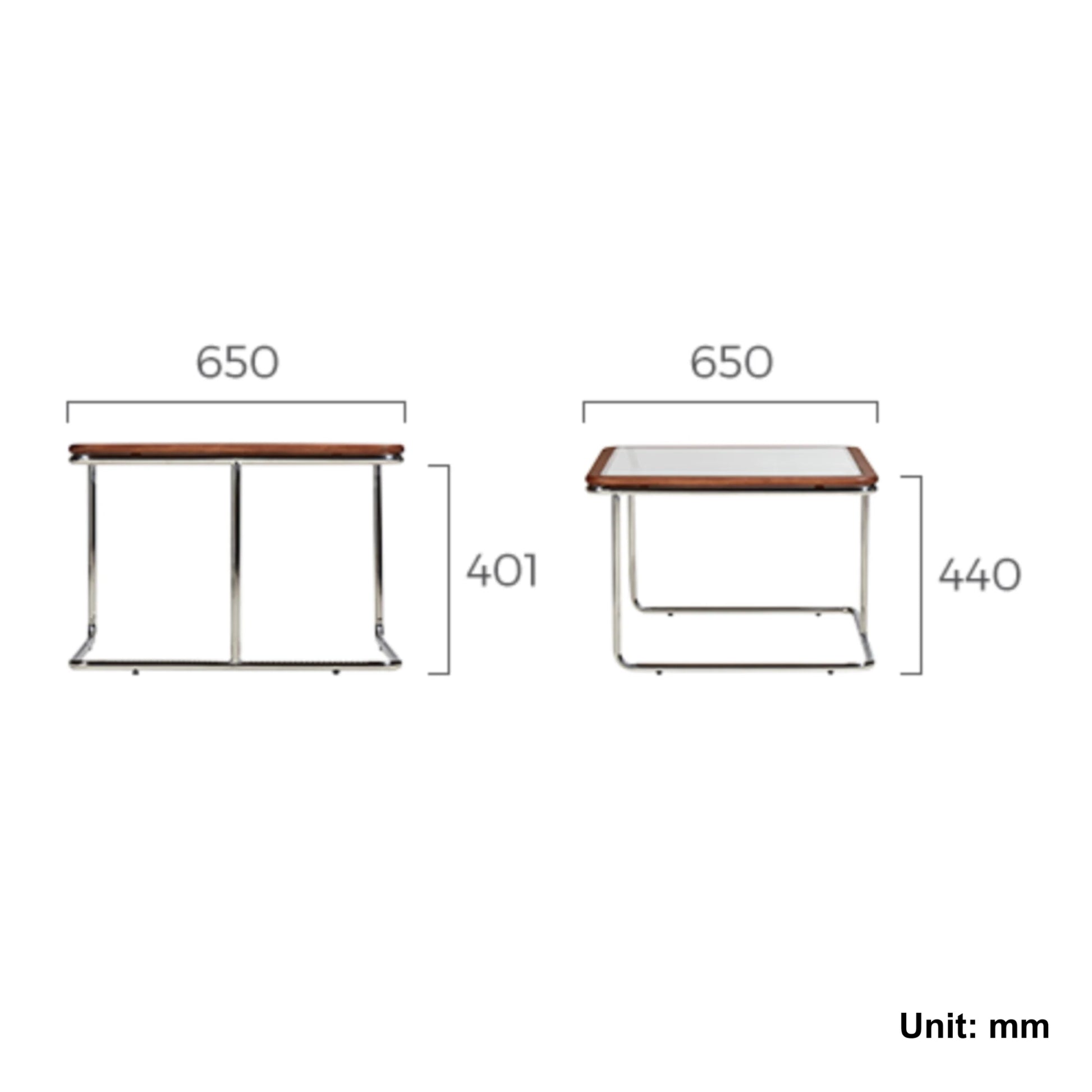 Linspire Ursula Glass Top Coffee Table