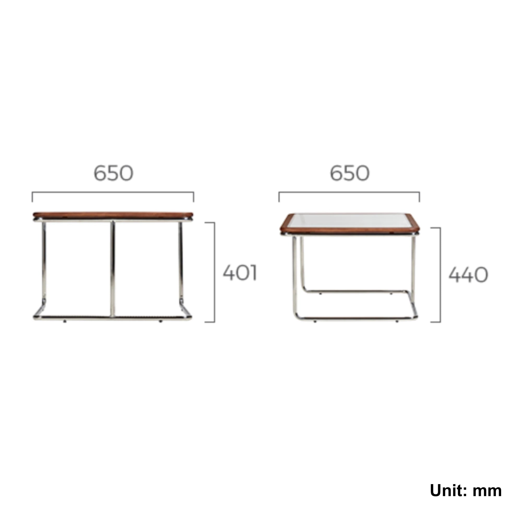 Linspire Ursula Glass Top Coffee Table