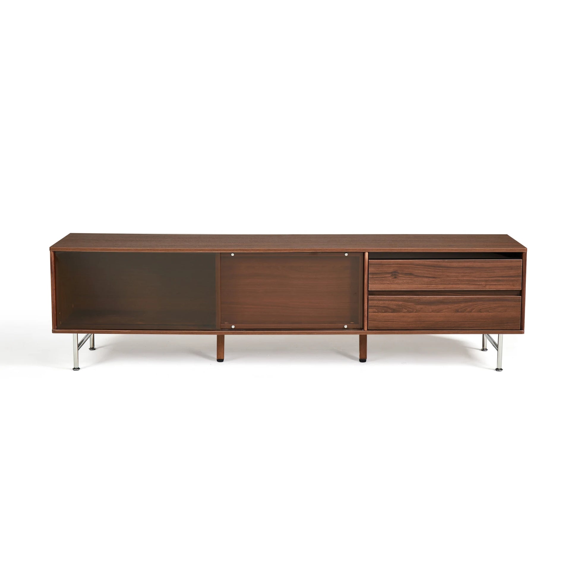 Linspire Ursula Entertainment Unit with Sliding Glass Doors, 180cm