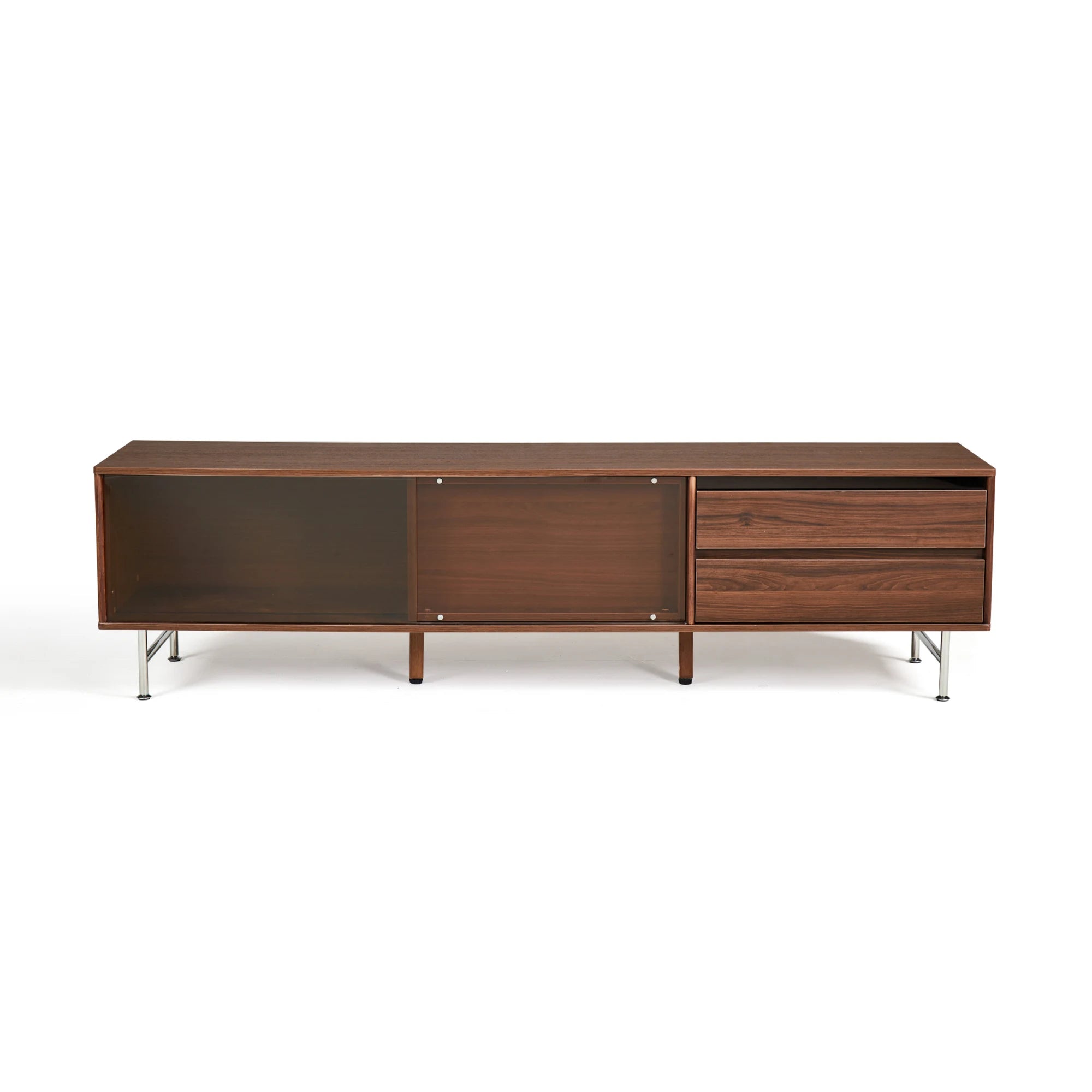 Linspire Ursula Entertainment Unit with Sliding Glass Doors, 180cm