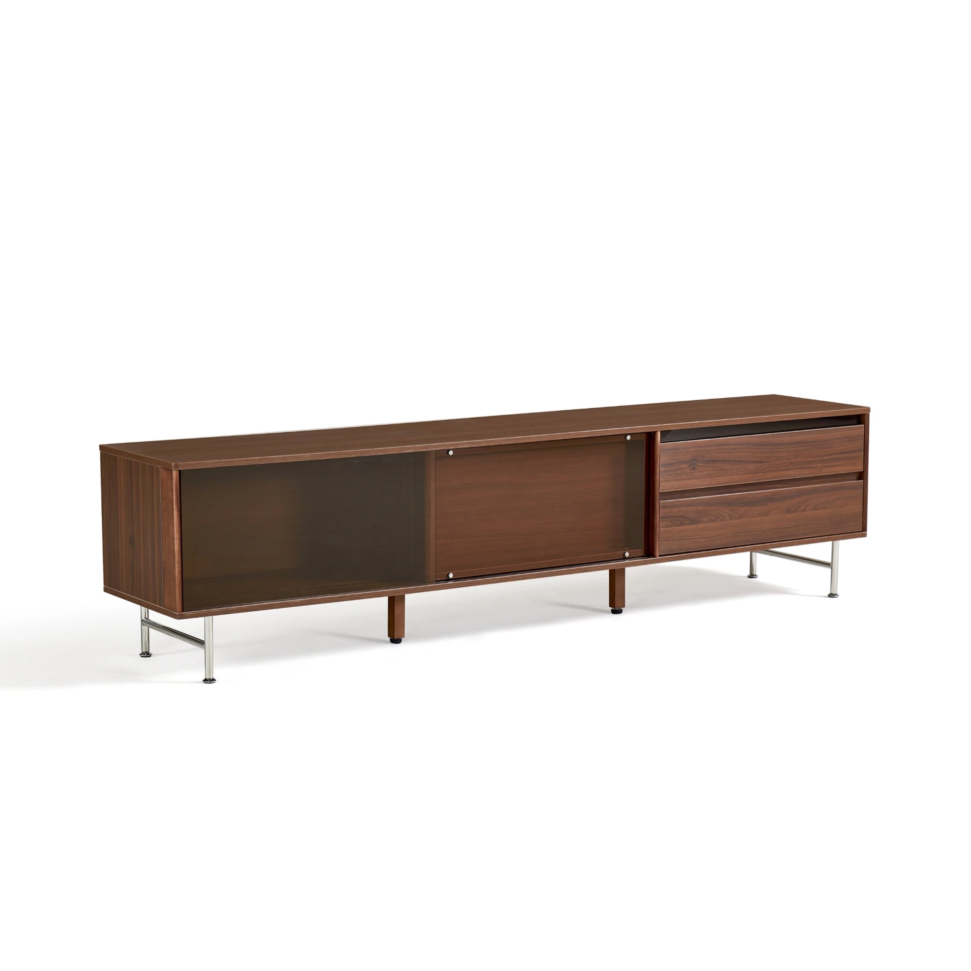 Linspire Ursula Entertainment Unit with Sliding Glass Doors, 180cm