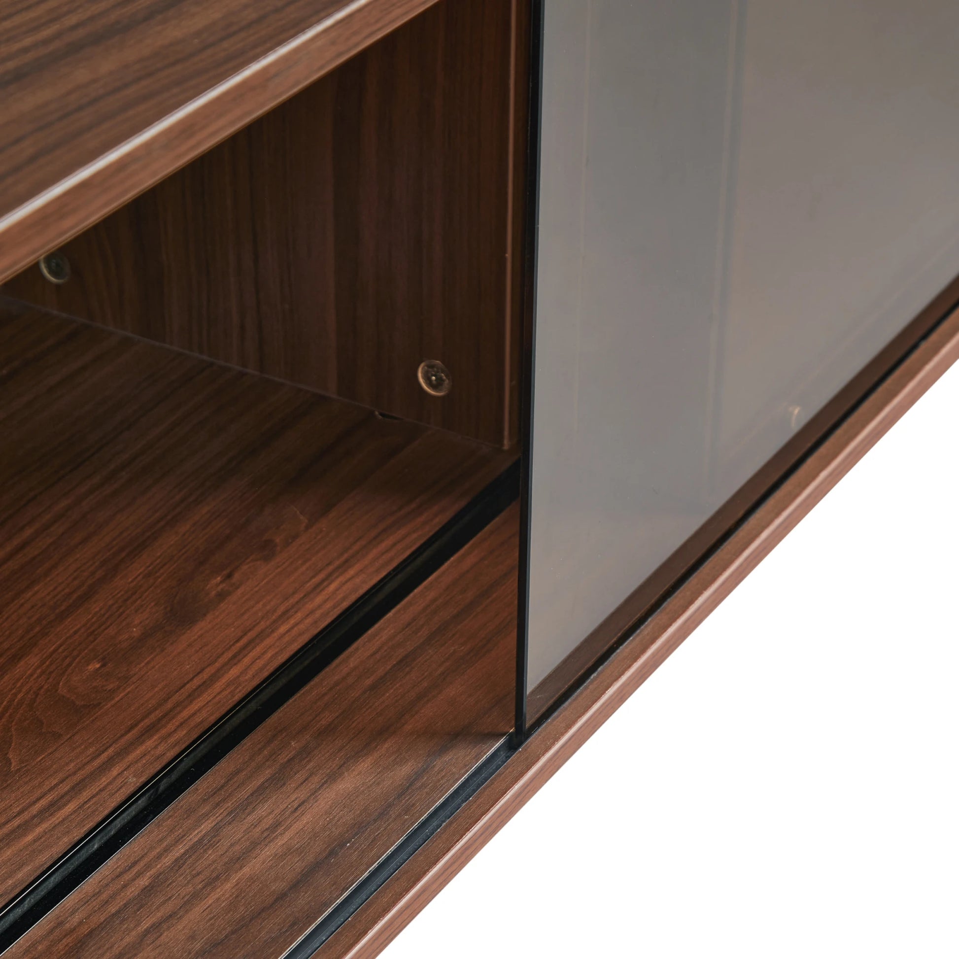 Linspire Ursula Entertainment Unit with Sliding Glass Doors, 180cm
