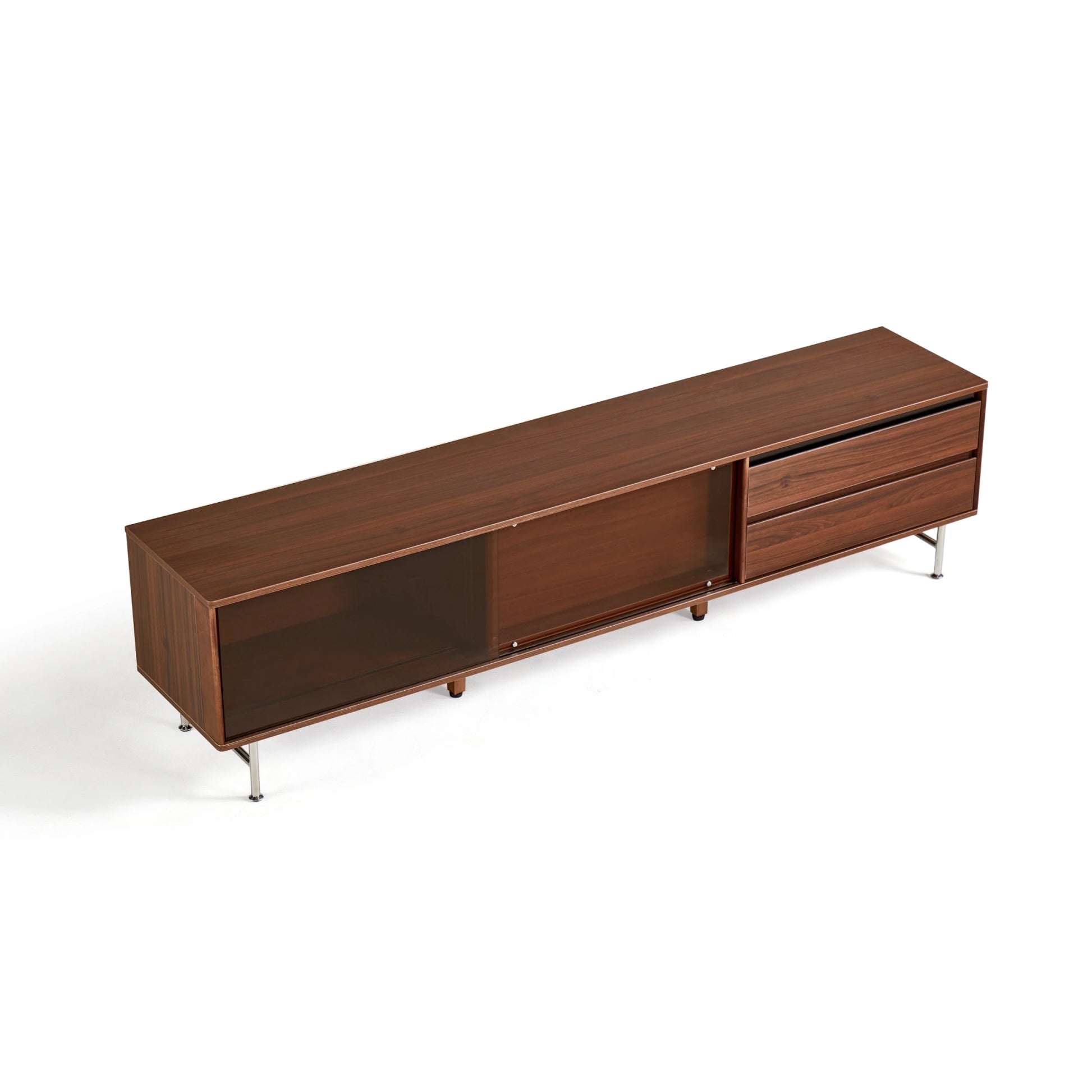 Linspire Ursula Entertainment Unit with Sliding Glass Doors, 200cm