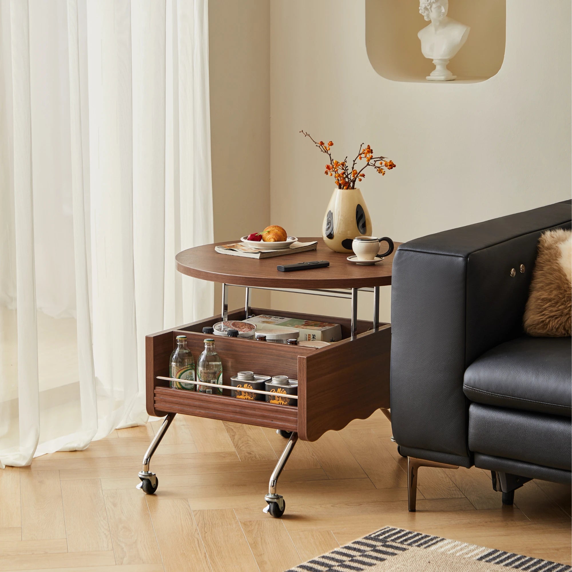 Linspire Ursula Movable Coffee Table with Lift-Top