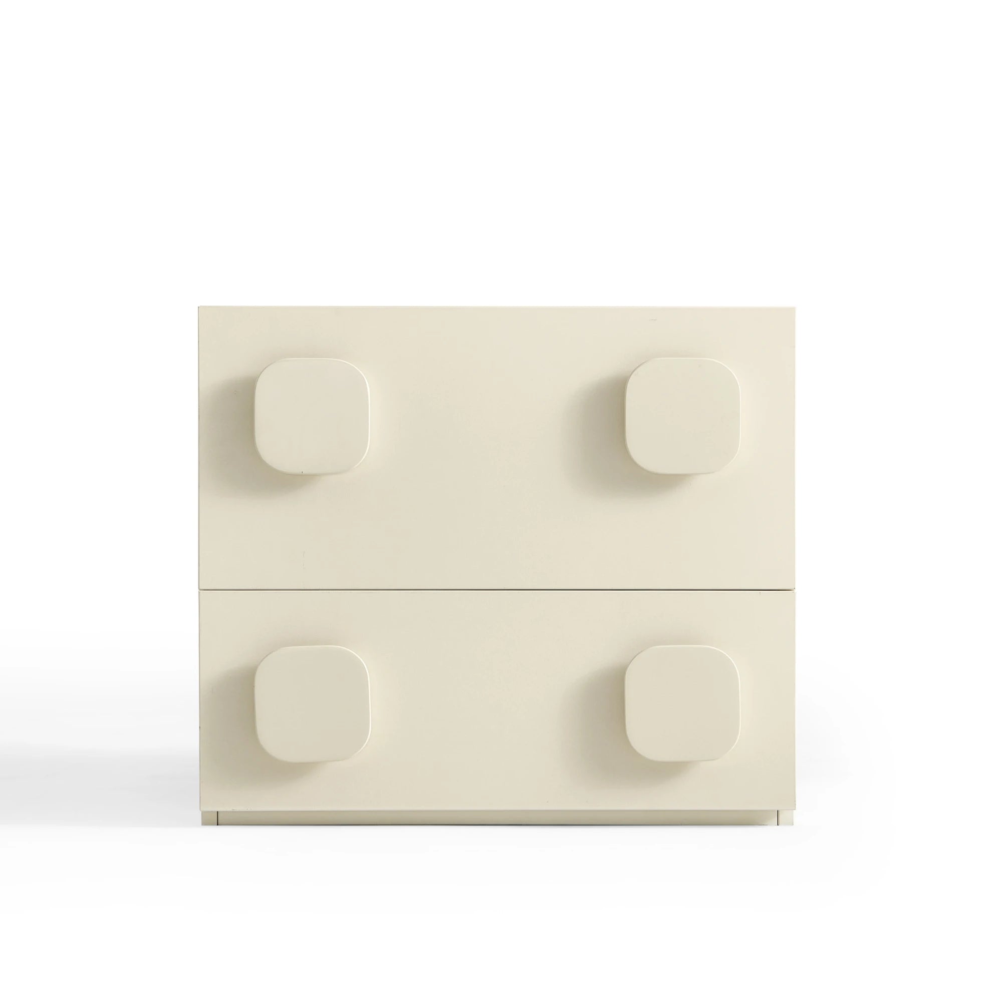 Linspire Mosaic Set of 2 Modular Storage Cabinets, Off-White