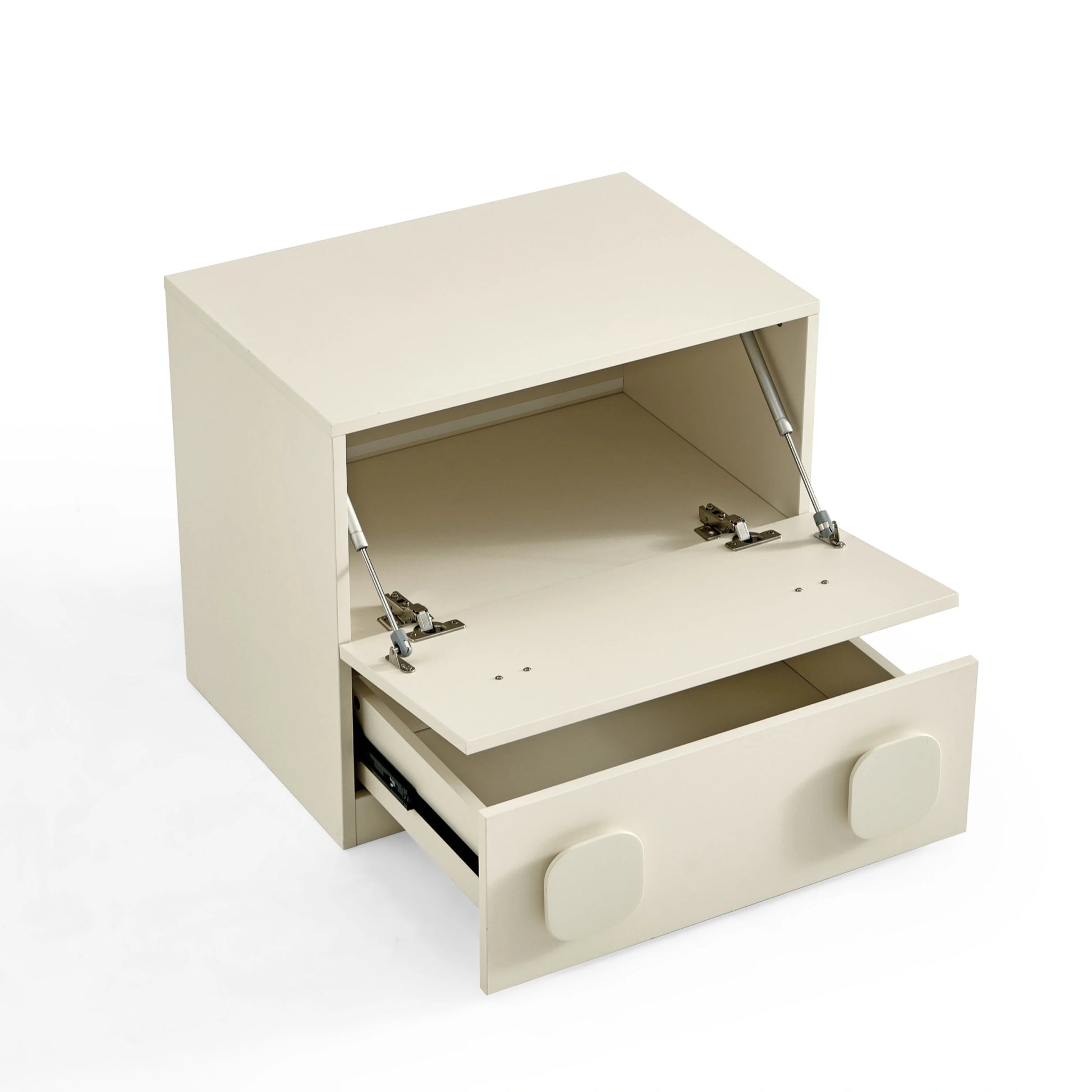 Linspire Mosaic Set of 4 Modular Storage Cabinets, Off-White