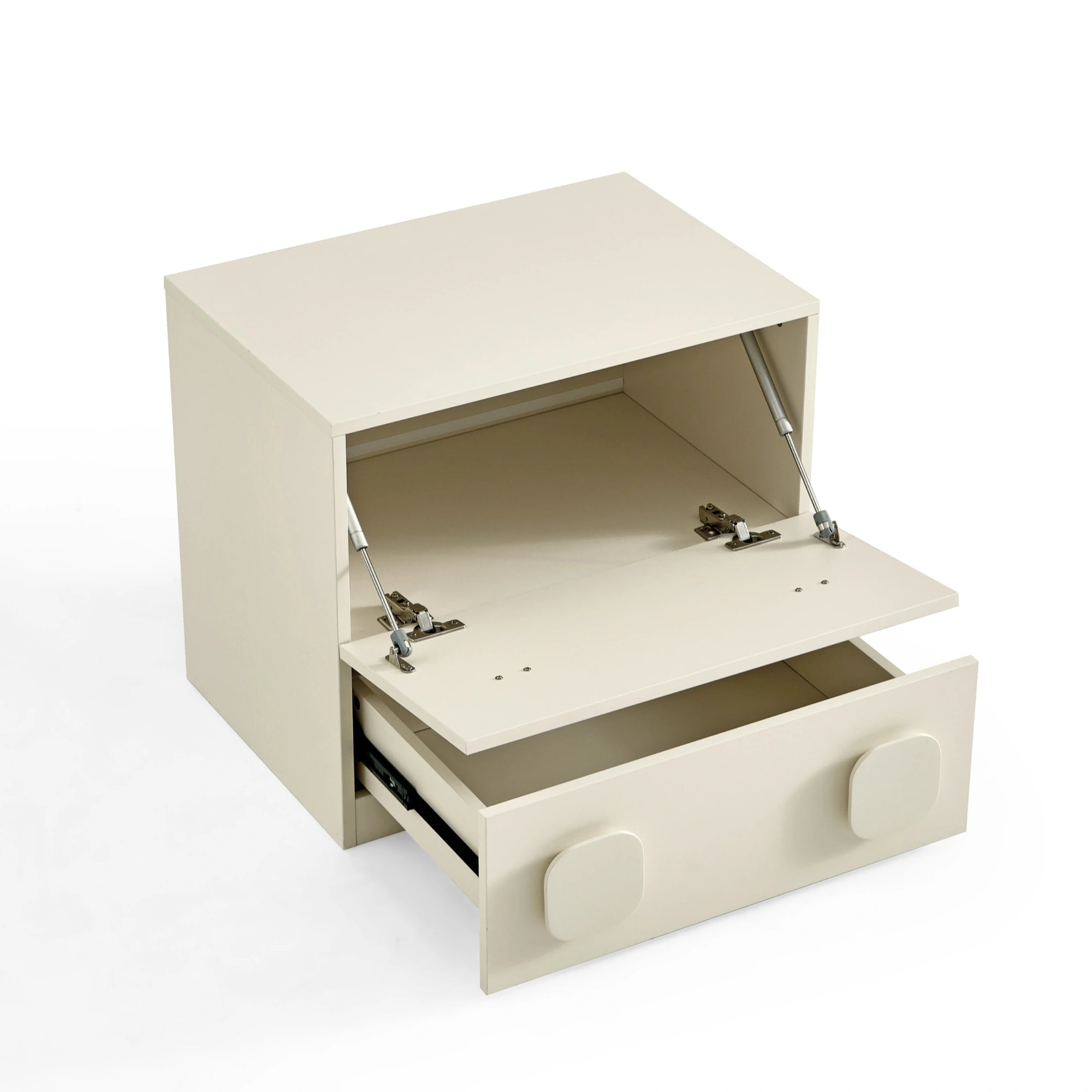 Linspire Mosaic Set of 4 Modular Storage Cabinets, Off-White