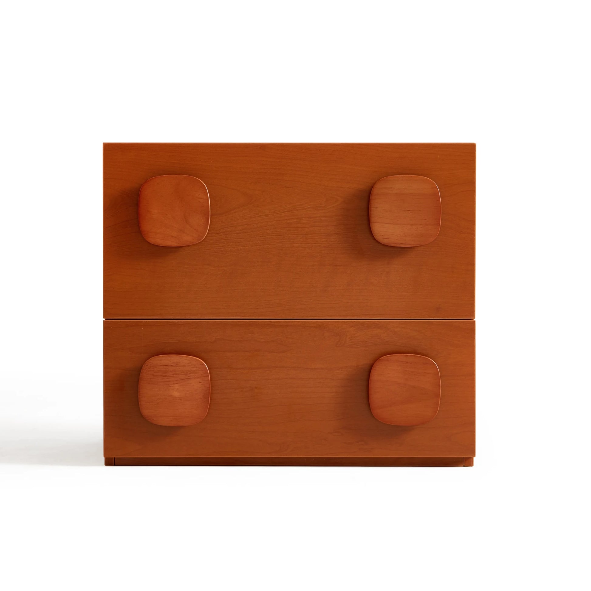 Linspire Mosaic Set of 2 Modular Storage Cabinets, Natural Wood