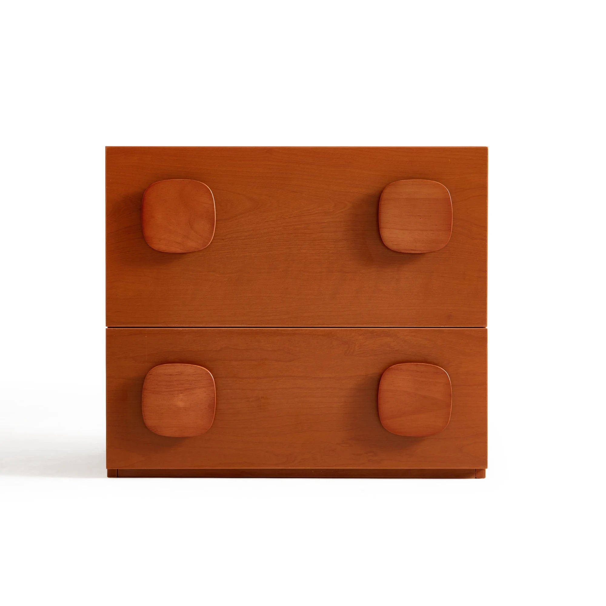 Linspire Mosaic Set of 2 Modular Storage Cabinets, Natural Wood