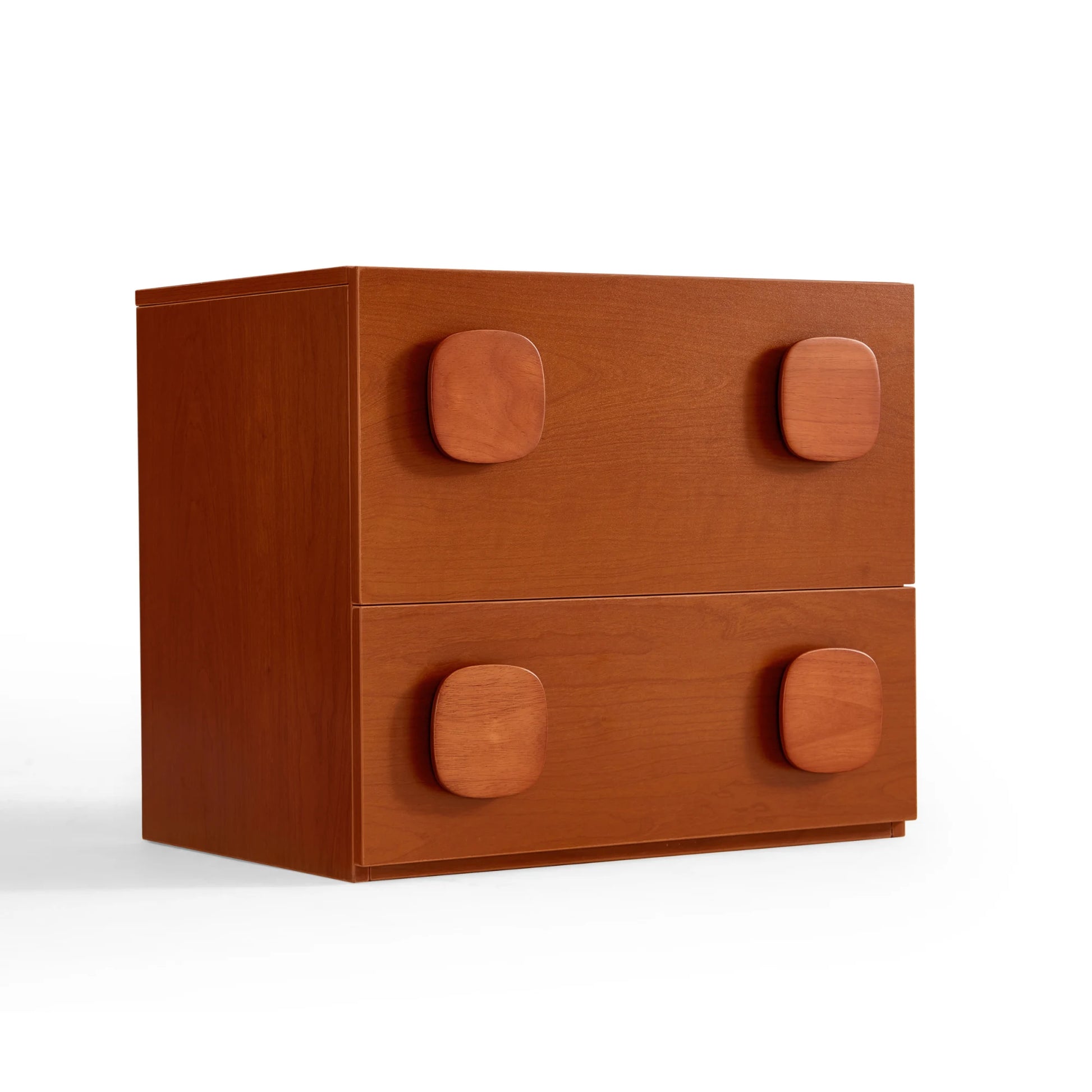 Linspire Mosaic Set of 2 Modular Storage Cabinets, Natural Wood