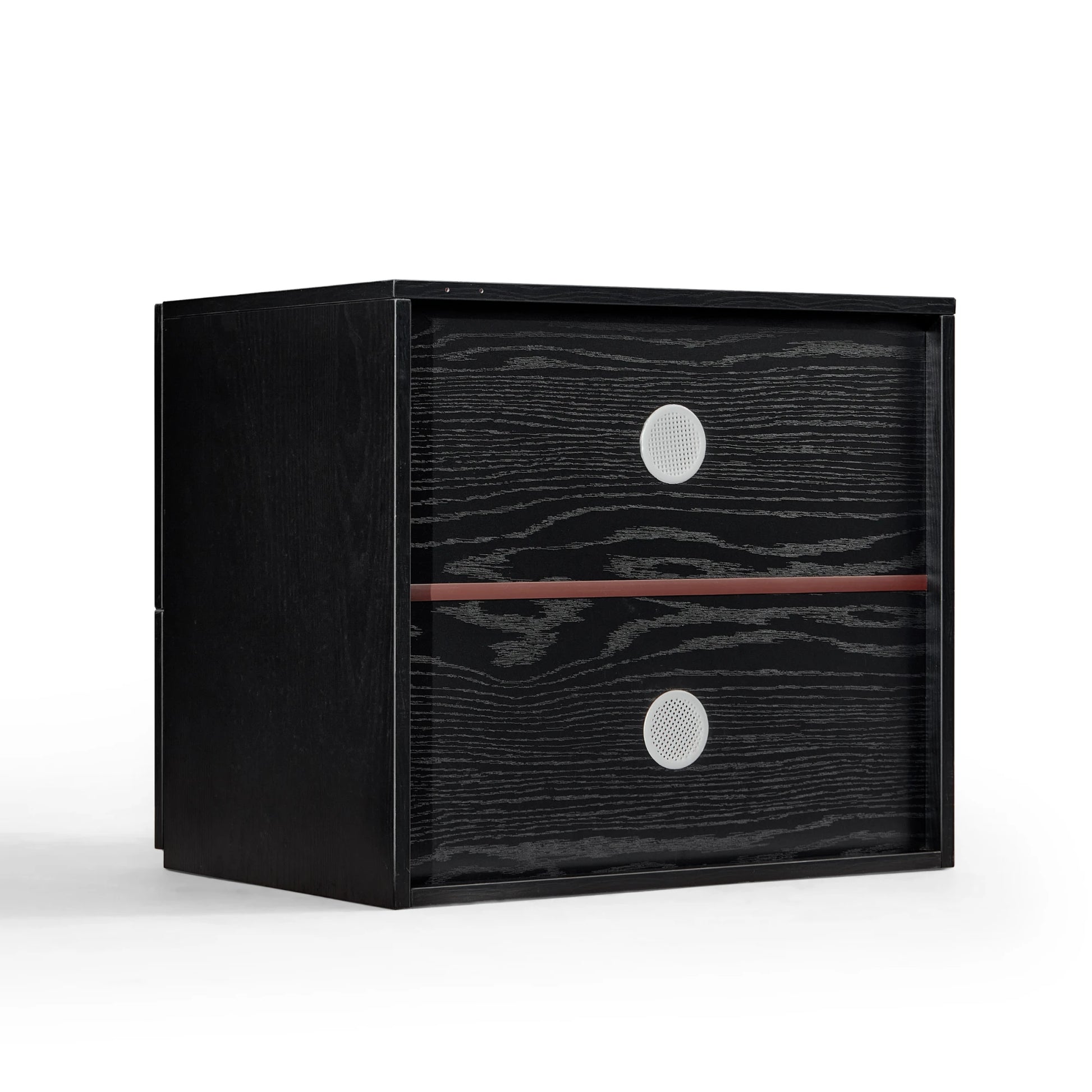 Linspire Mosaic Set of 3 Modular Storage Cabinets, Black