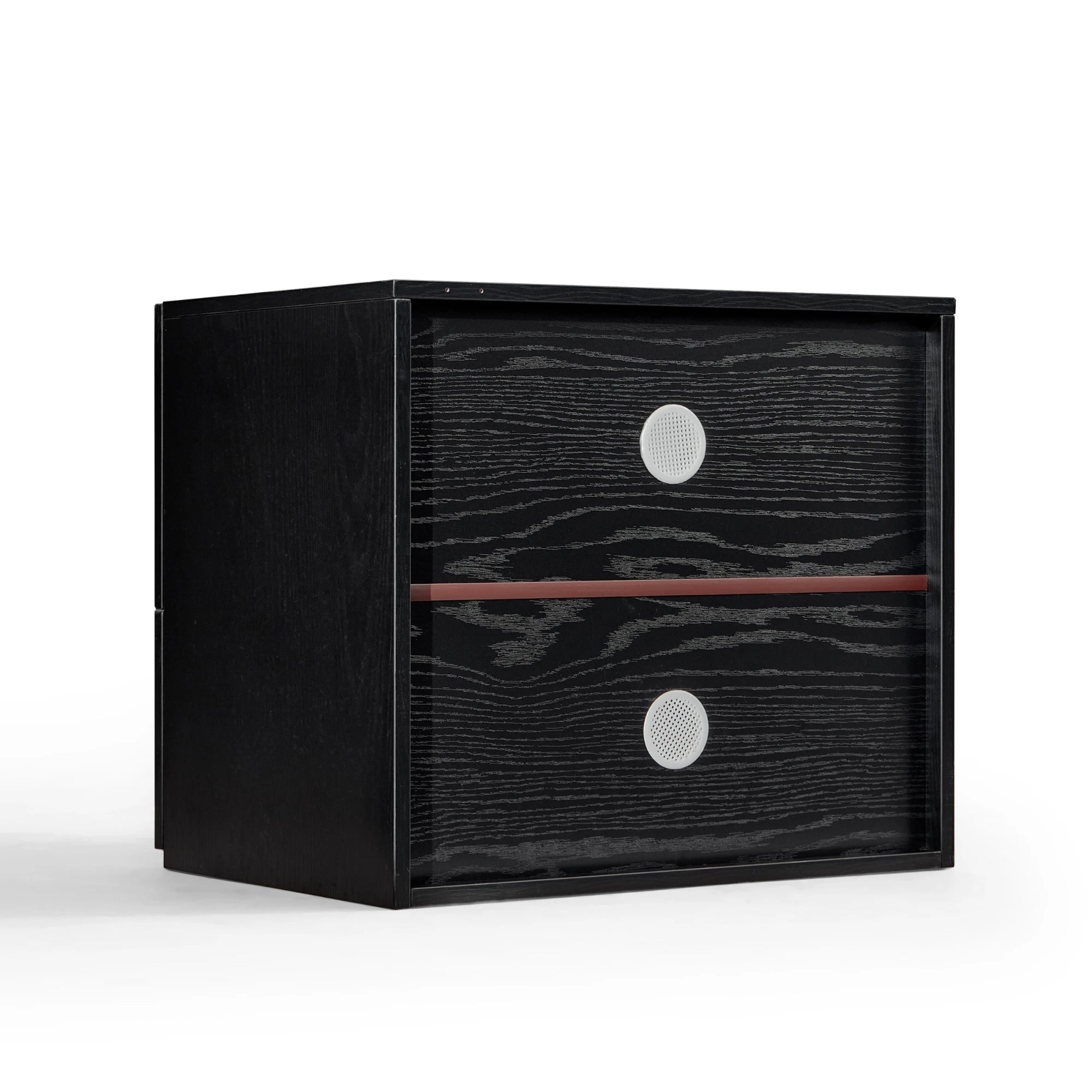 Linspire Mosaic Set of 3 Modular Storage Cabinets, Black