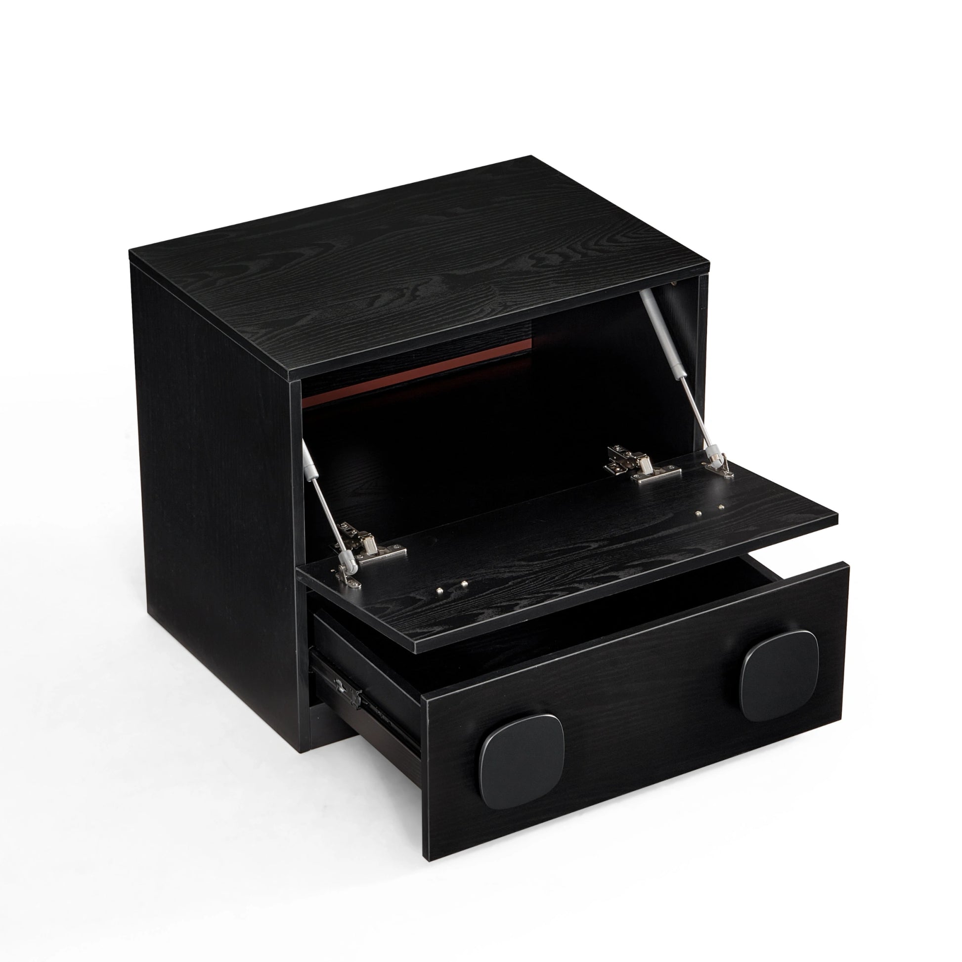 Linspire Mosaic Set of 3 Modular Storage Cabinets, Black