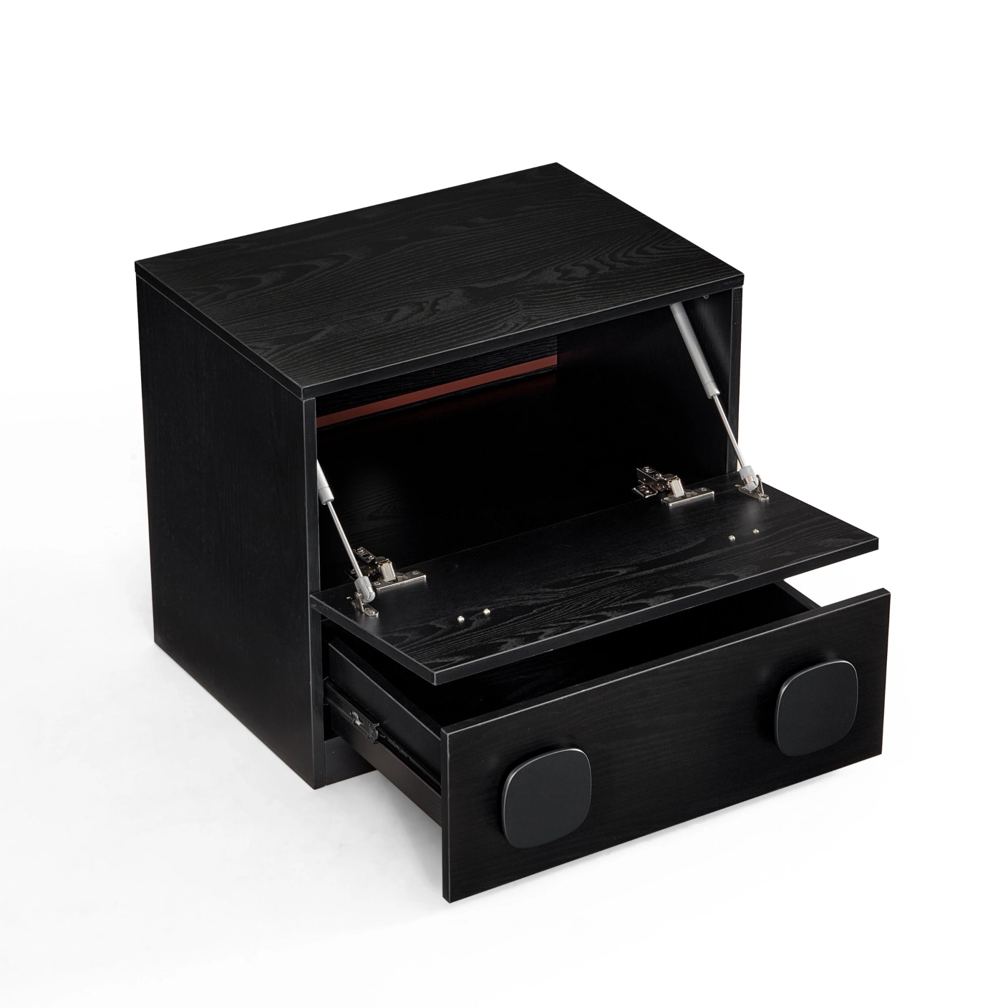 Linspire Mosaic Set of 3 Modular Storage Cabinets, Black