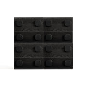 Linspire Mosaic Set of 4 Modular Storage Cabinets, Black