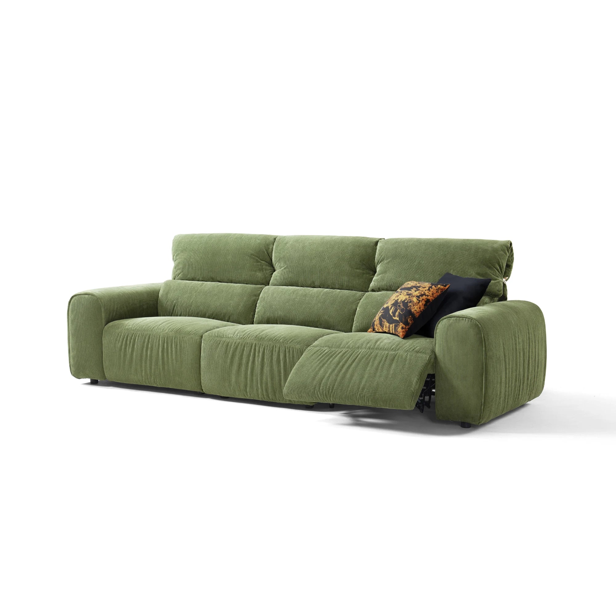 Linspire Vivid Electric 4-Seater Recliner Sofa, Green