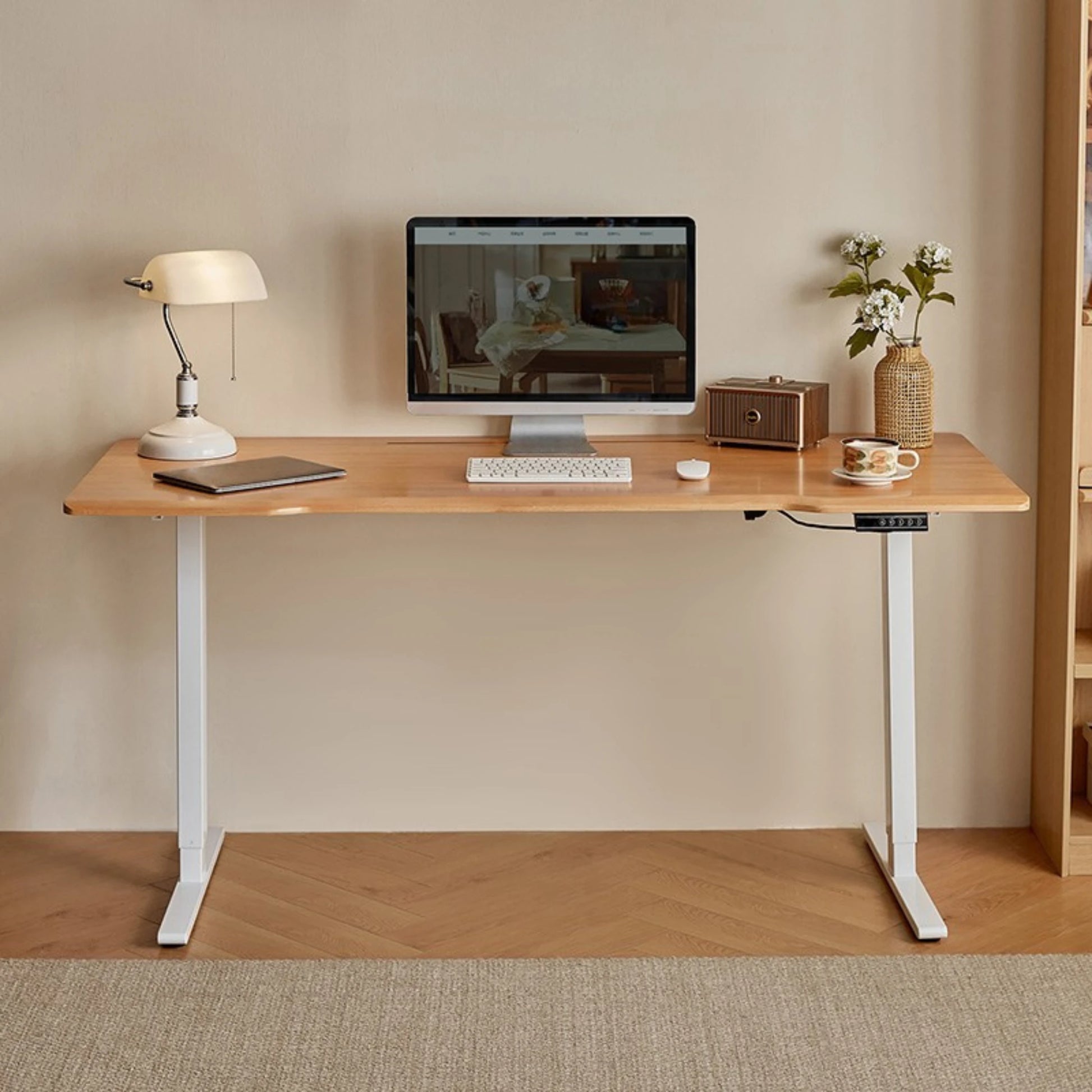 Linspire Lumen Electric Height Adjustable Standing Desk, 140cm