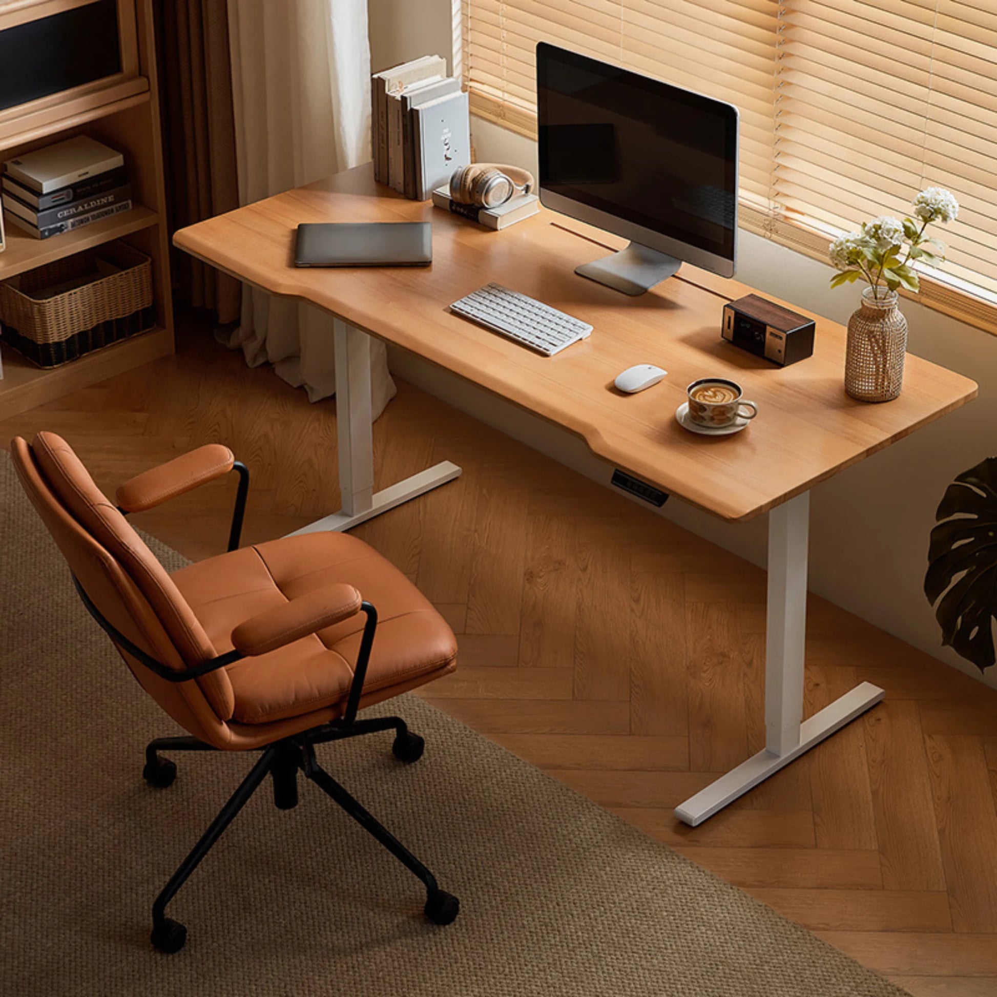 Linspire Lumen Electric Height Adjustable Standing Desk, 140cm