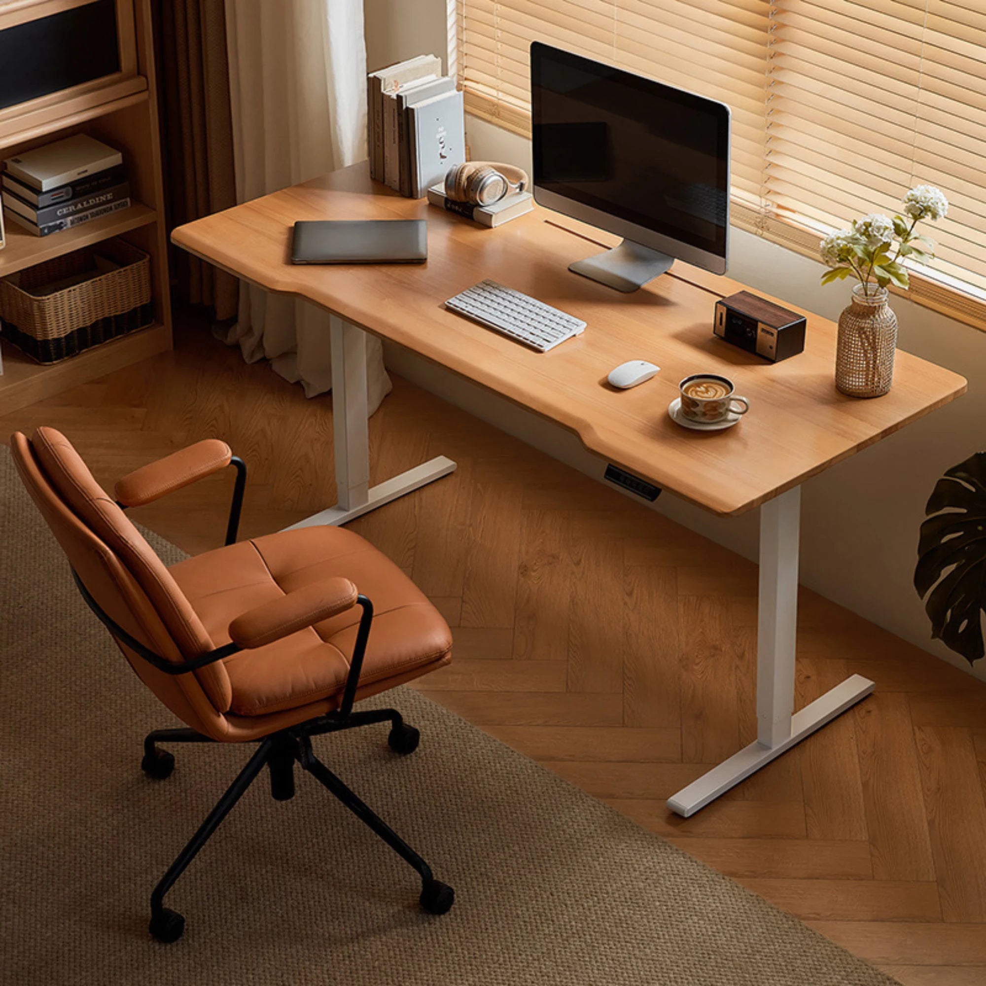 Linspire Lumen Electric Height Adjustable Standing Desk, 140cm