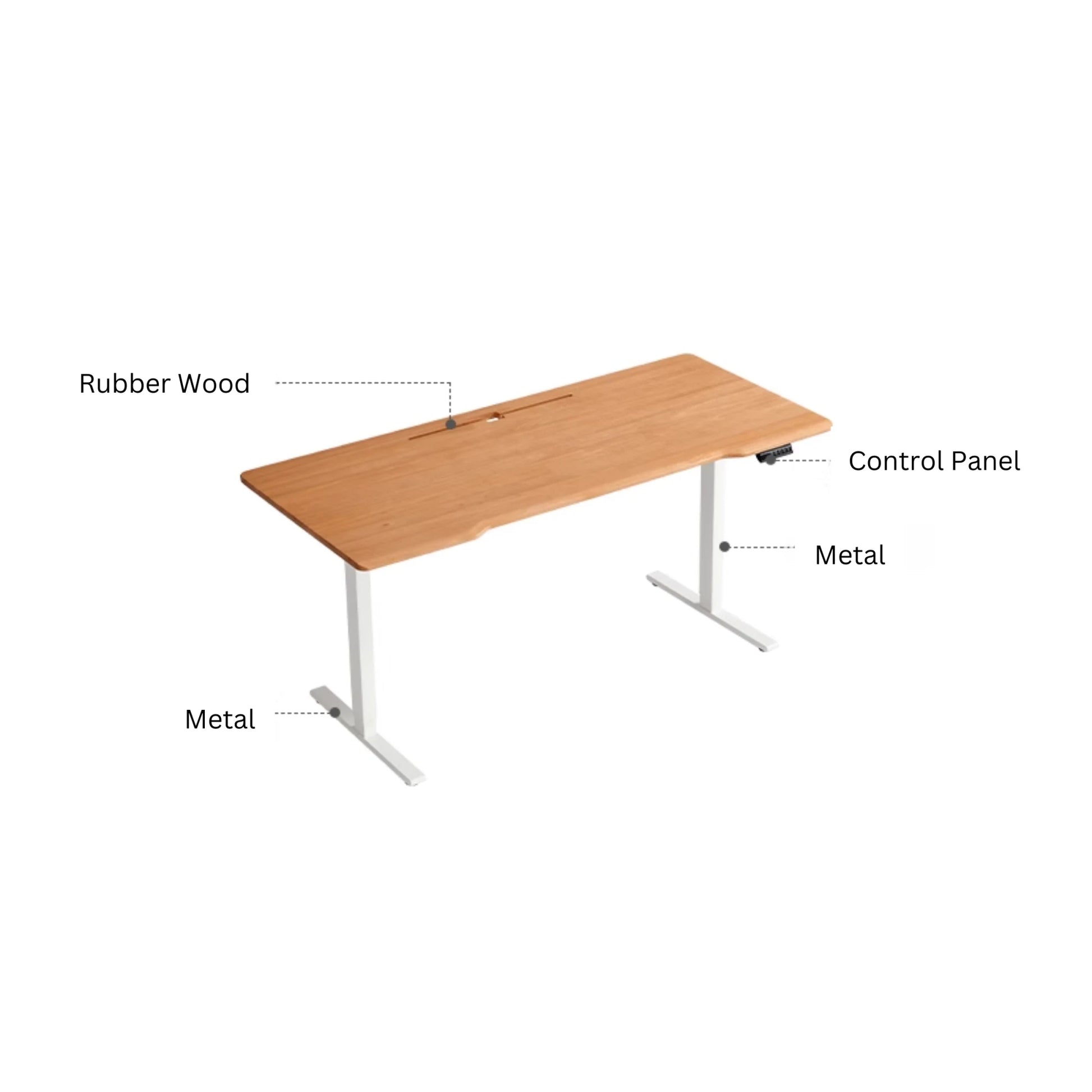 Linspire Lumen Electric Height Adjustable Standing Desk, W120cm
