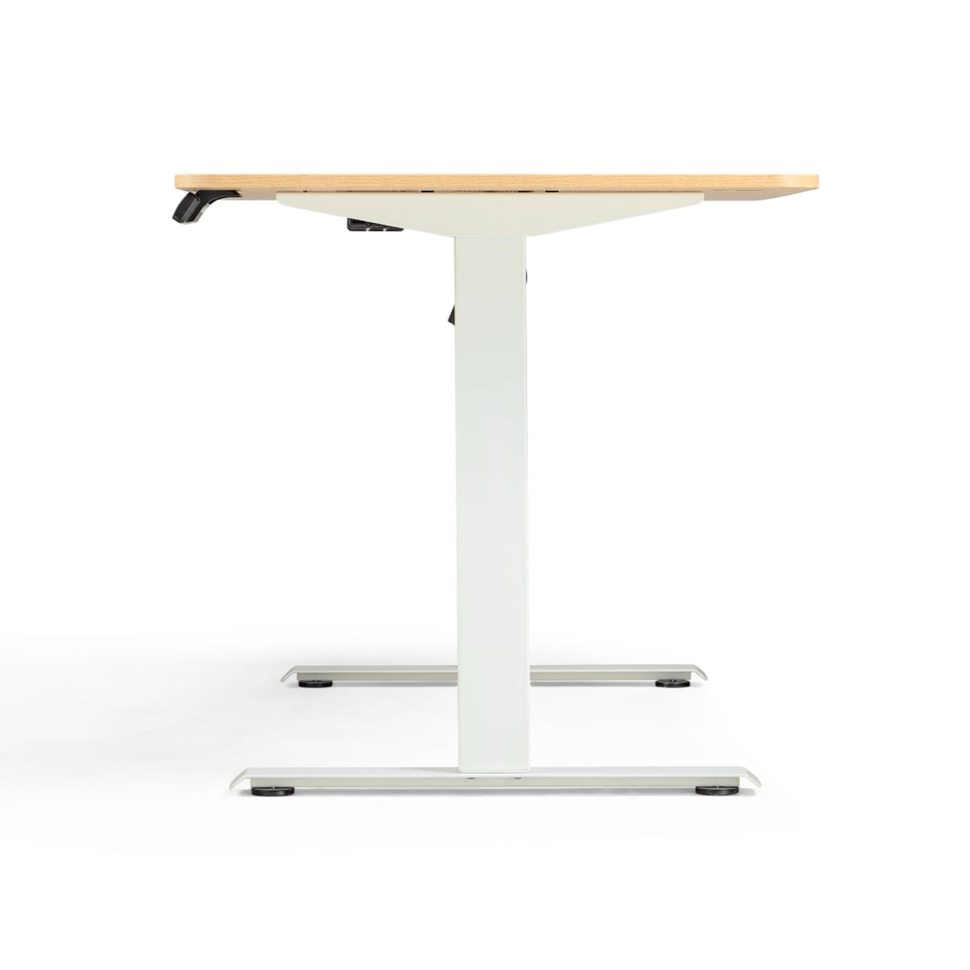 Linspire Ascend 2PCS Standing Desk Set, 140cm, Natural Wood & Grey