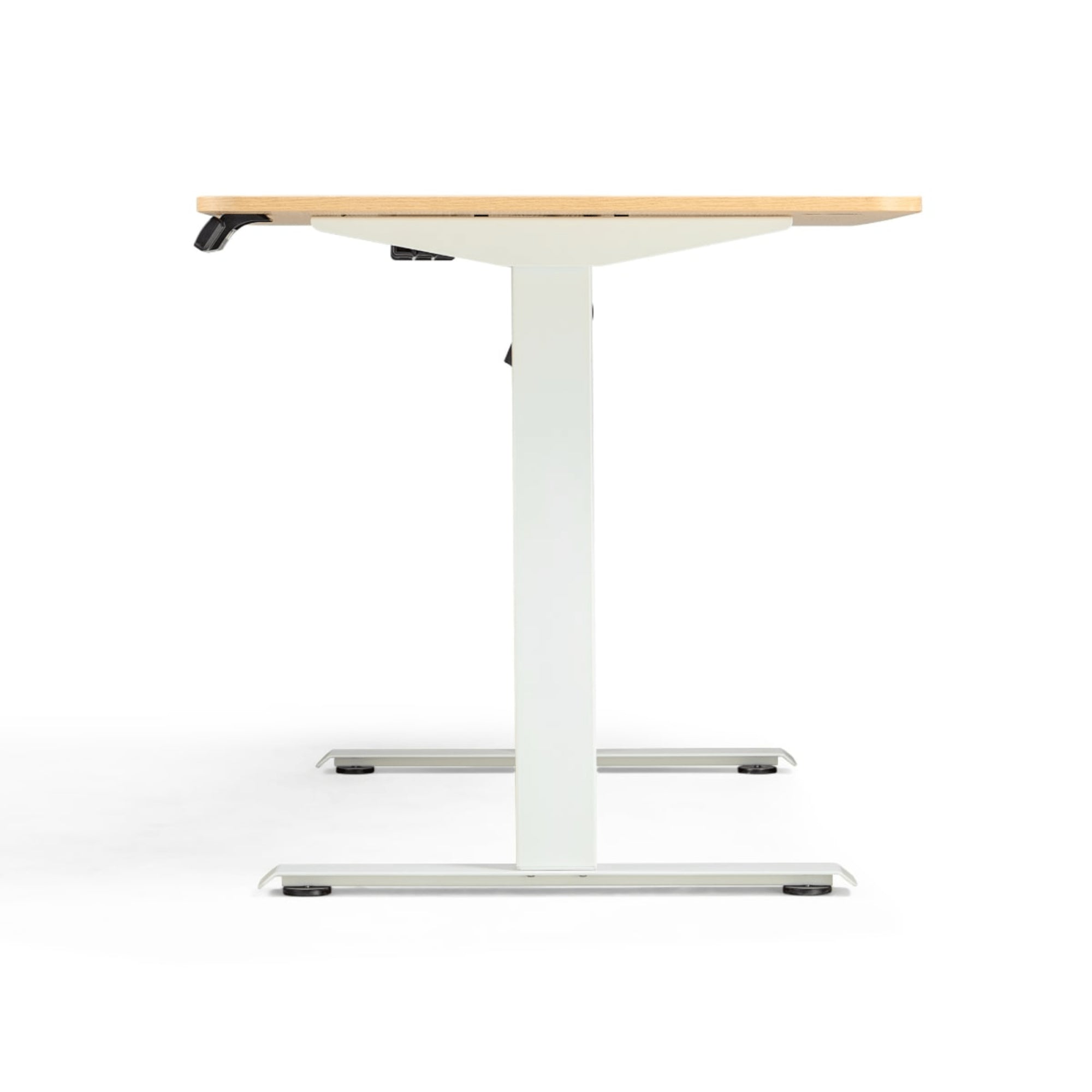 Linspire Ascend 2PCS Standing Desk Set, 140cm, Natural Wood & Grey