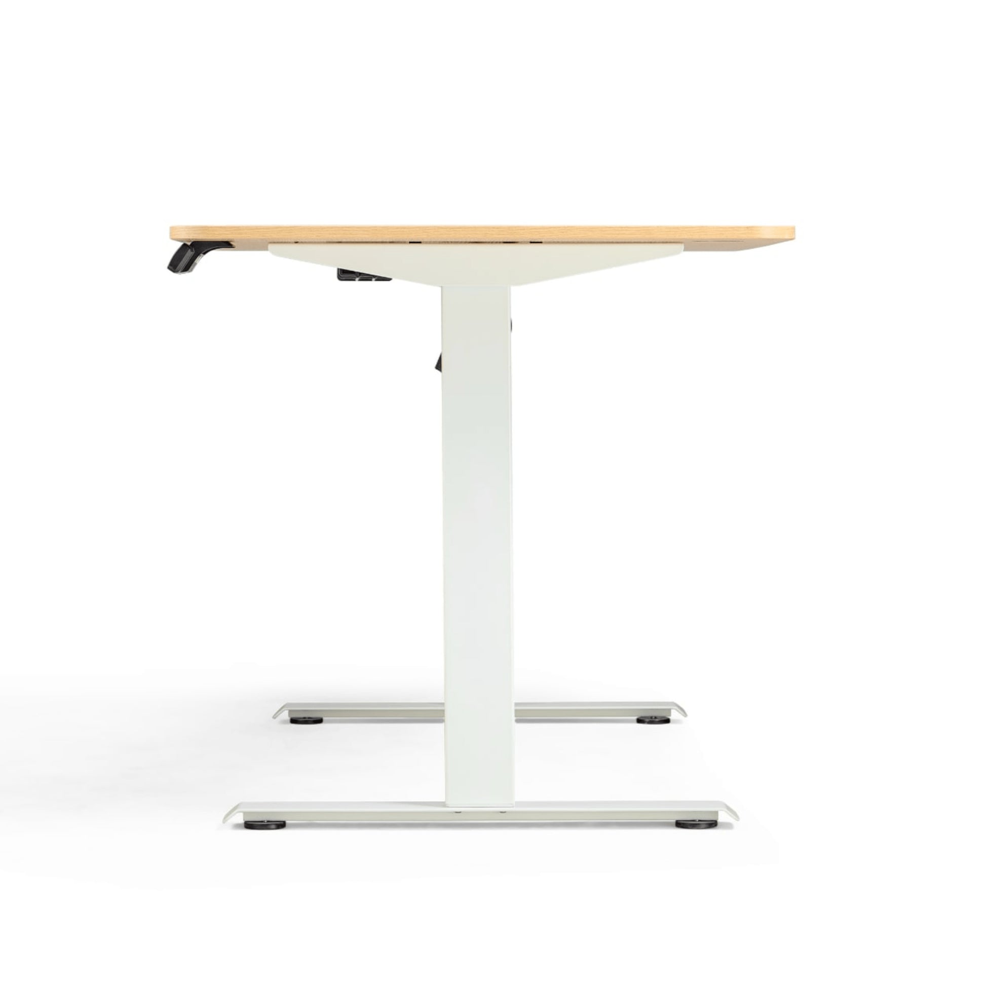 Linspire Ascend 2PCS Standing Desk Set, 120cm, Natural Wood & White