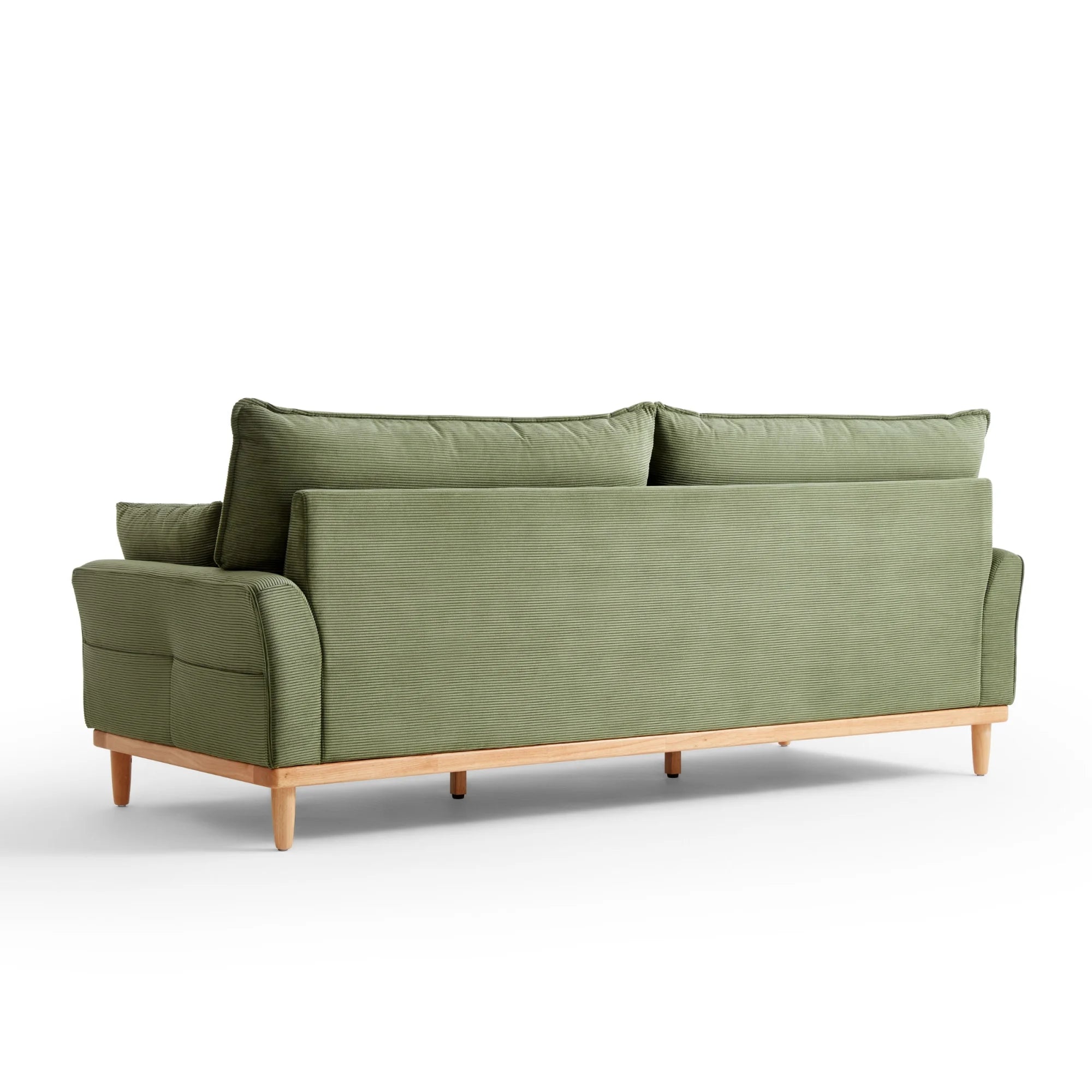 Linspire Moss 2PCS Sofa Set, 3+1 Seater, Moss Green