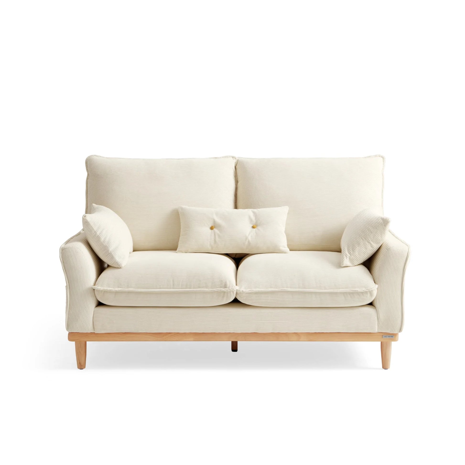 Linspire Moss 2PCS Sofa Set, 2+1 Seater, Neutral White