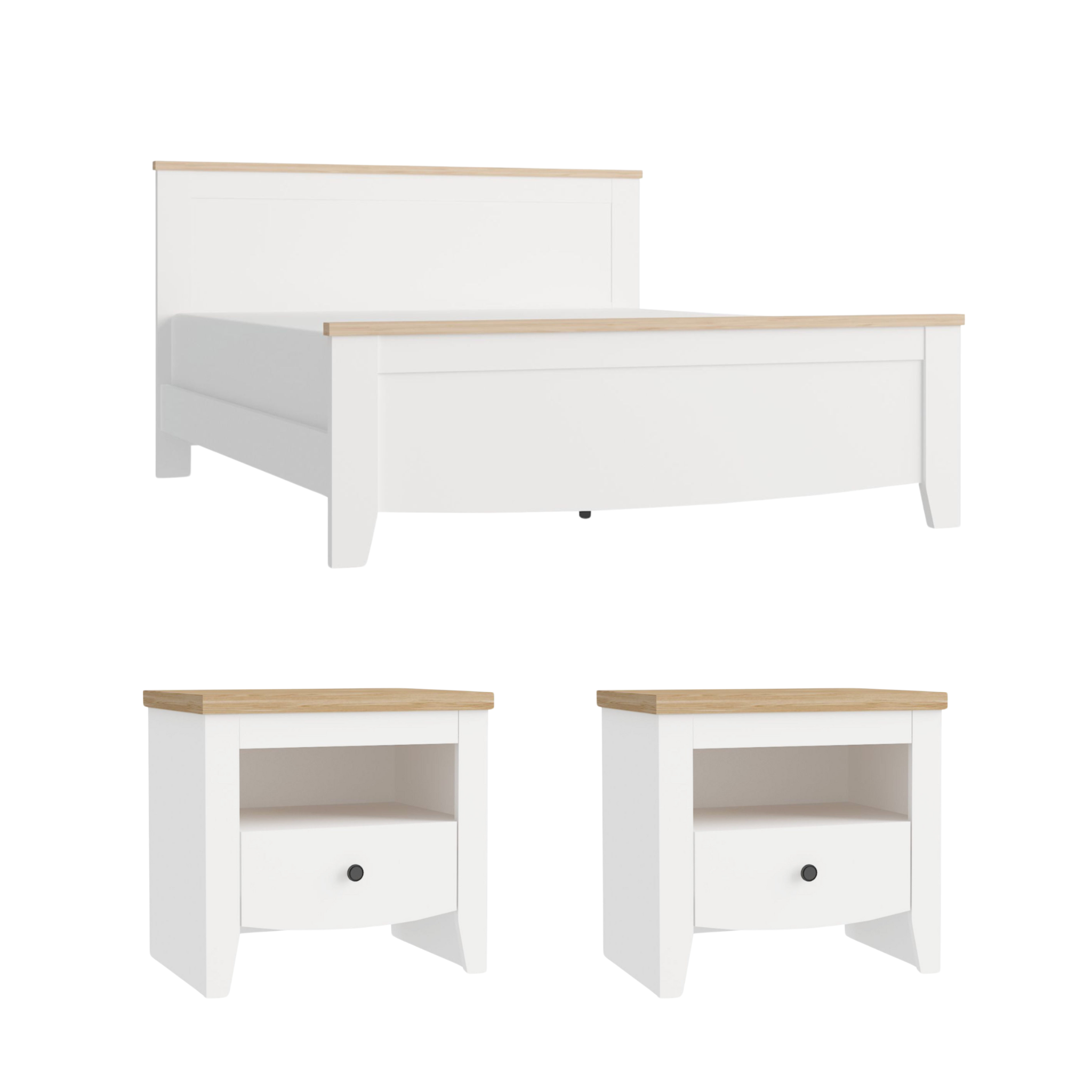 Loft Hampton 3PCS Bedroom Set A, NZ Queen Bed